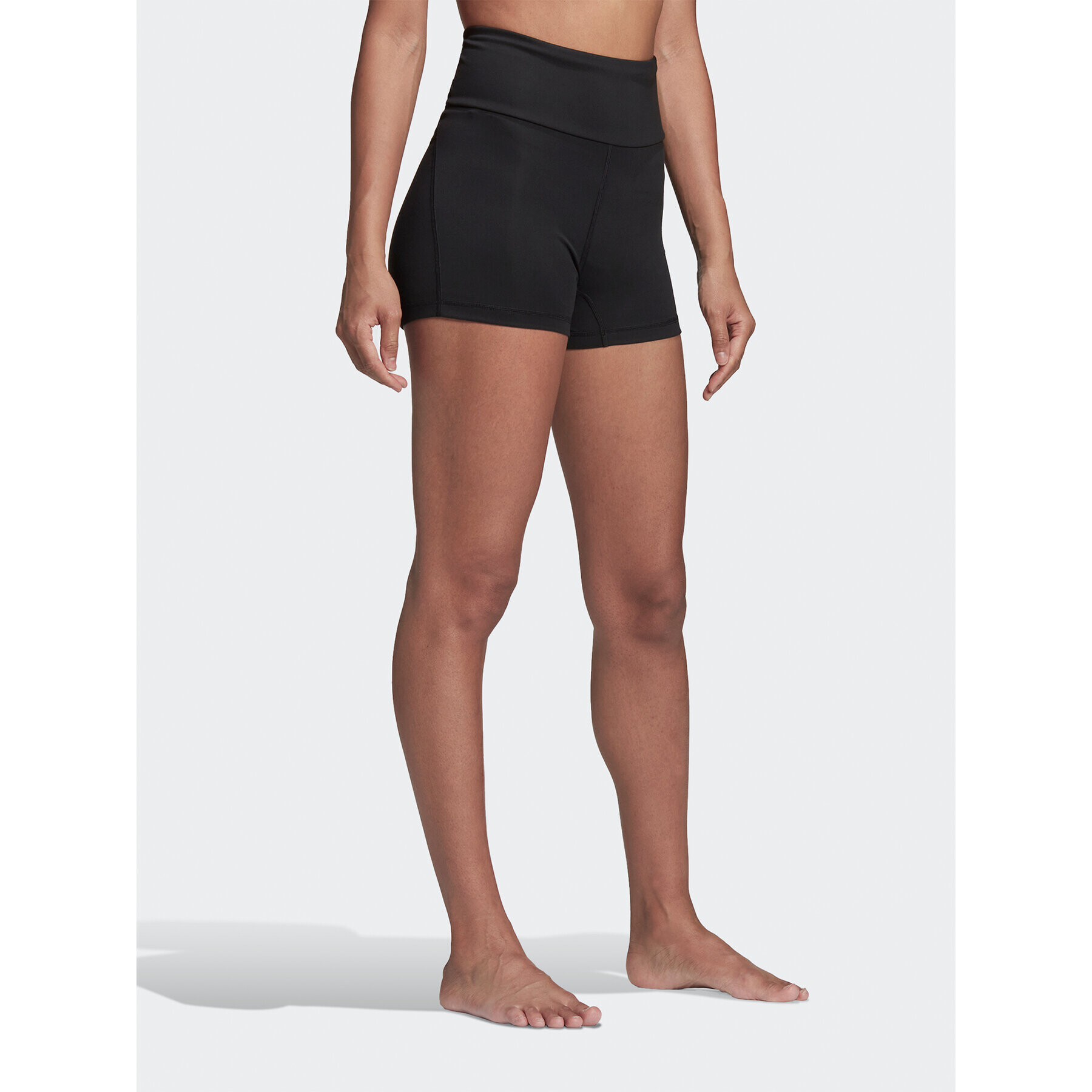 adidas Športové kraťasy Yoga Essentials High-Waisted Short Leggings HD6825 Čierna - Pepit.sk