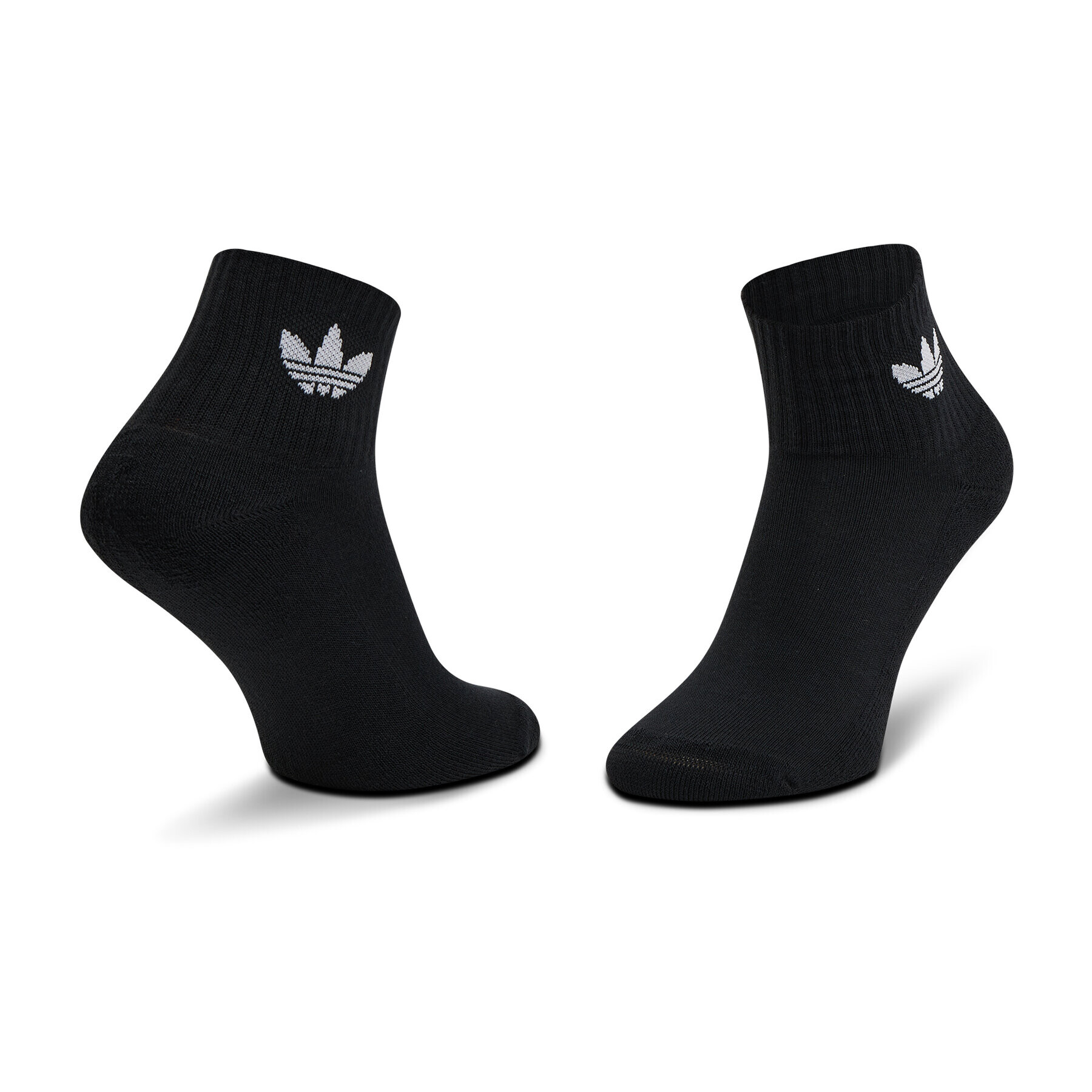 adidas Súprava 3 párov vysokých ponožiek unisex Mid-Cut Crew FM0643 Čierna - Pepit.sk