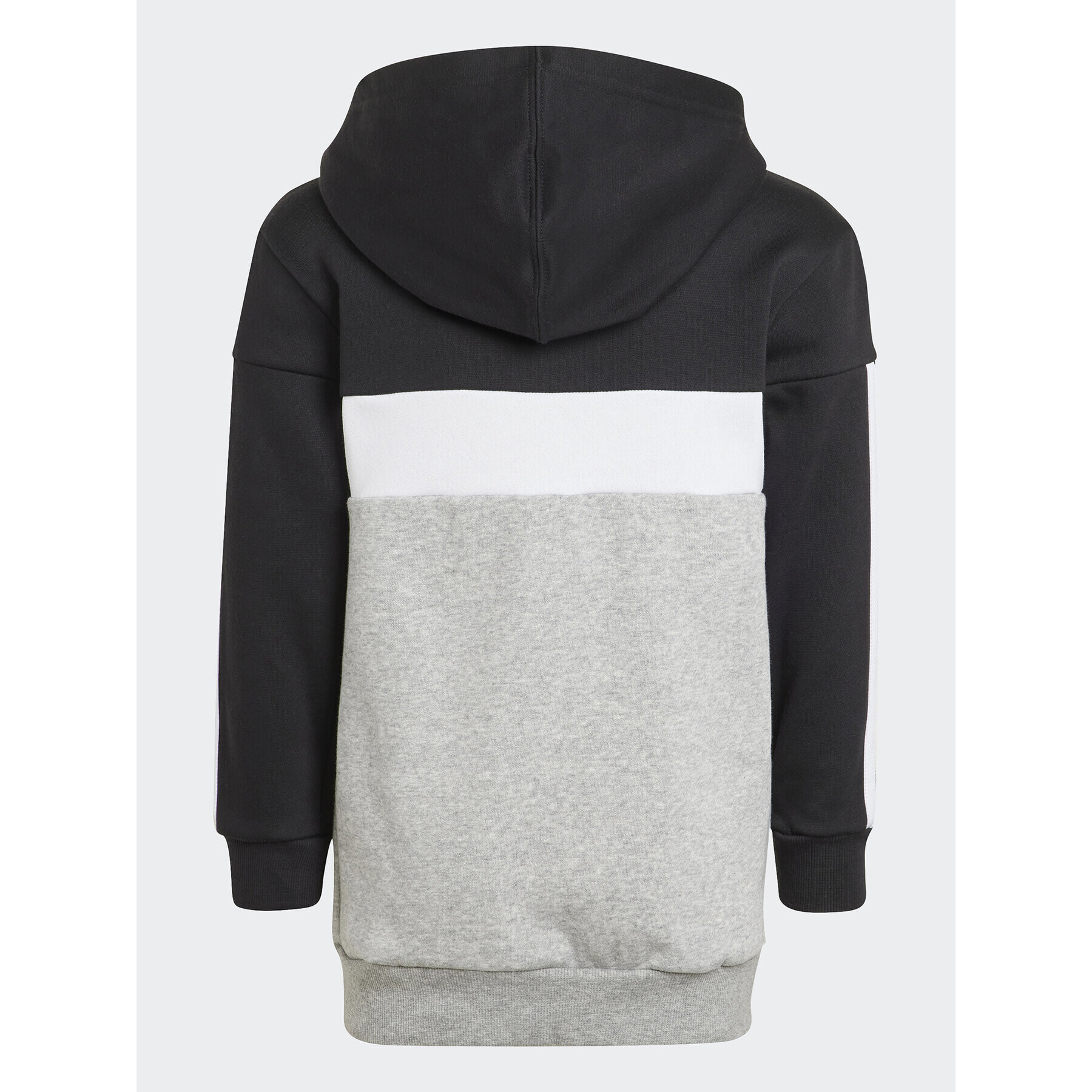 adidas Súprava mikina a legíny Tiberio 3-Stripes Colorblock Fleece IJ6327 Čierna Slim Fit - Pepit.sk