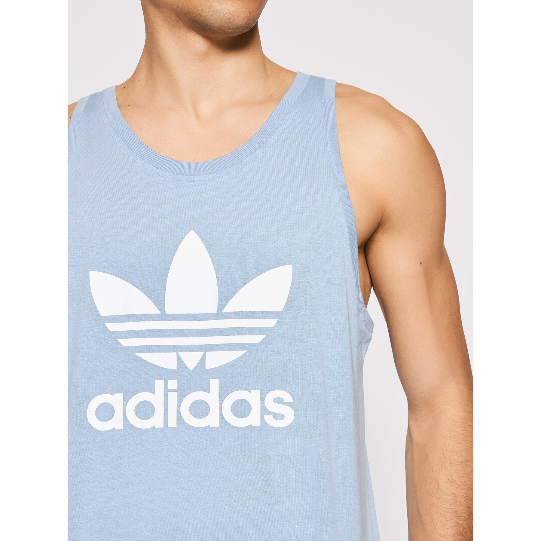 adidas Tank top adicolor Classics Trefoil H06635 Modrá Regular Fit - Pepit.sk