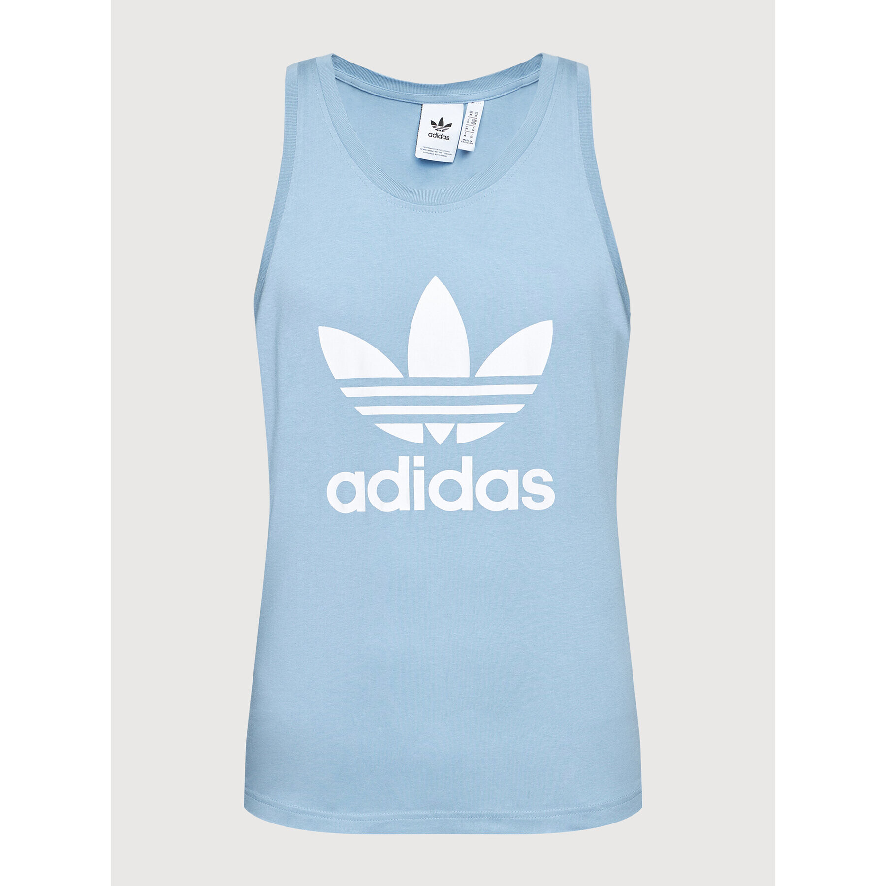 adidas Tank top adicolor Classics Trefoil H06635 Modrá Regular Fit - Pepit.sk