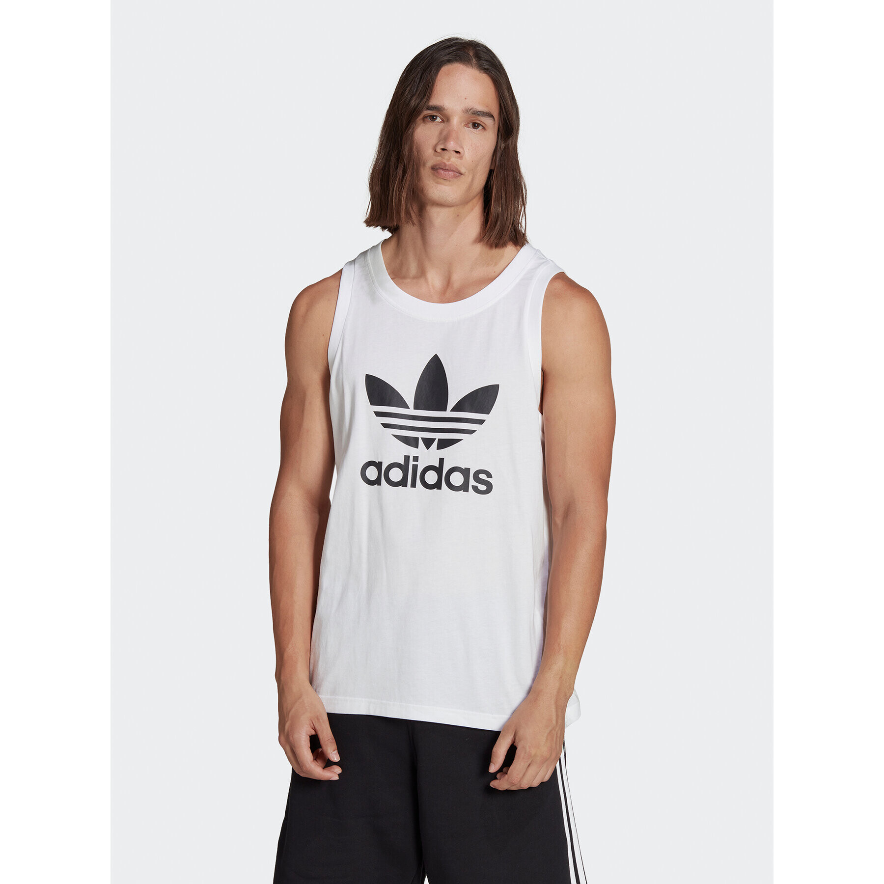 adidas Tank top adicolor Classics Trefoil IA4808 Biela Regular Fit - Pepit.sk