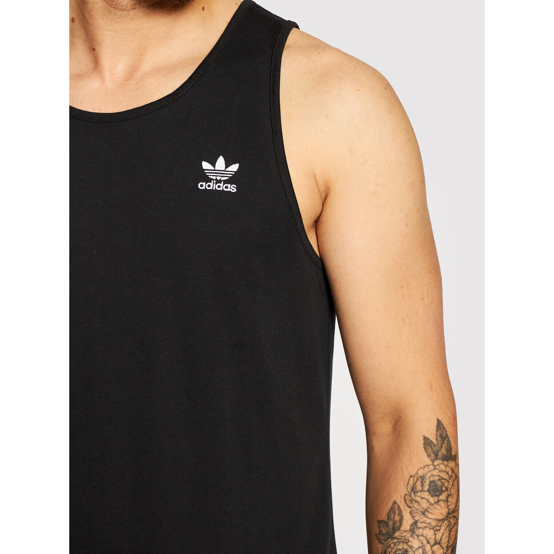 adidas Tank top adicolor Essentials Trefoil H35498 Čierna Regular Fit - Pepit.sk