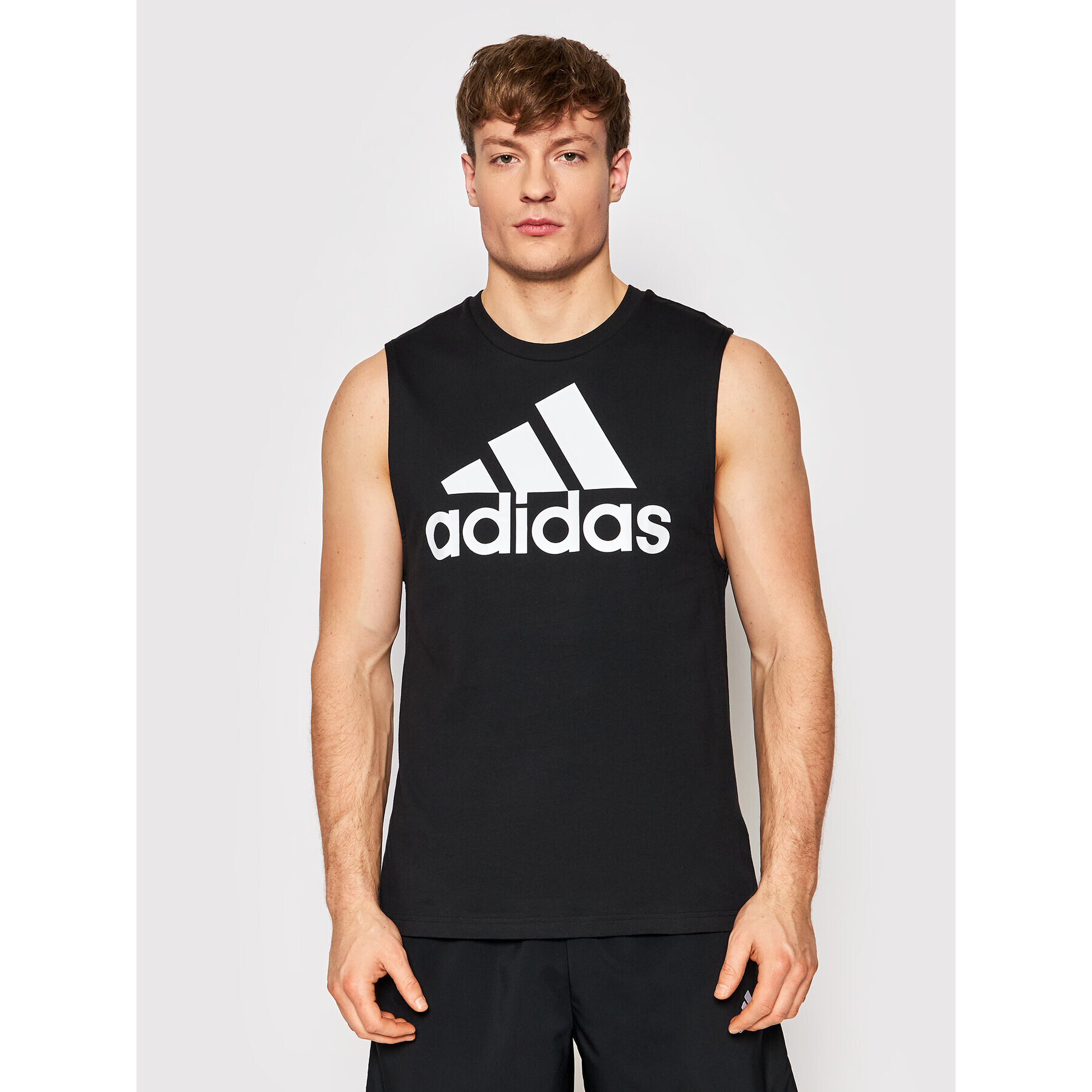 adidas Tank top Essentials Big Logo GR9599 Čierna Regular Fit - Pepit.sk