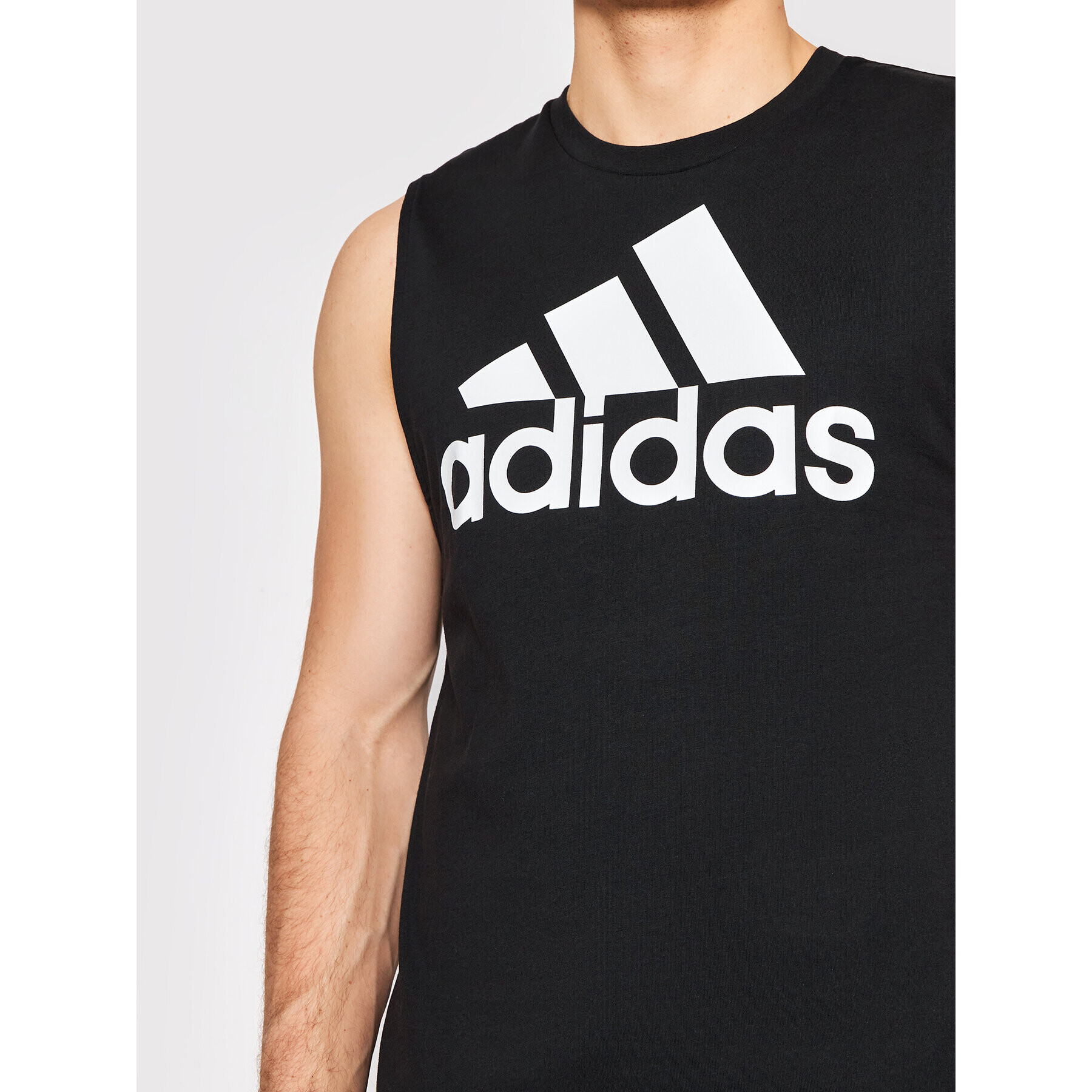 adidas Tank top Essentials Big Logo GR9599 Čierna Regular Fit - Pepit.sk