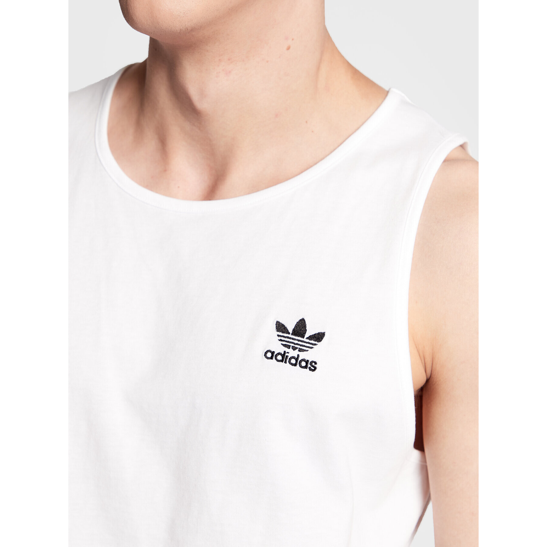 adidas Tank top Essentials IA4800 Biela Regular Fit - Pepit.sk