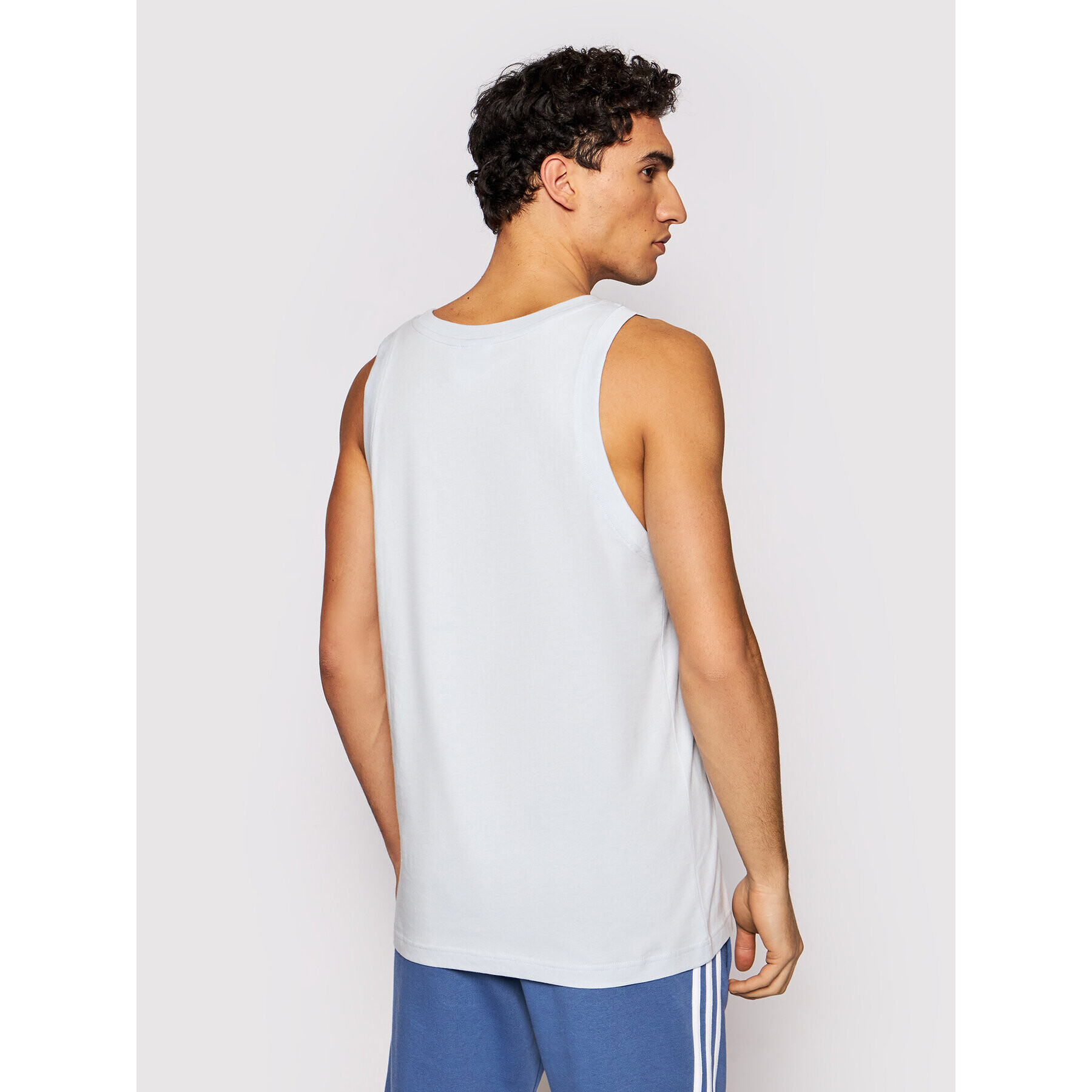 adidas Tank top Trefoil GN3488 Modrá Regular Fit - Pepit.sk