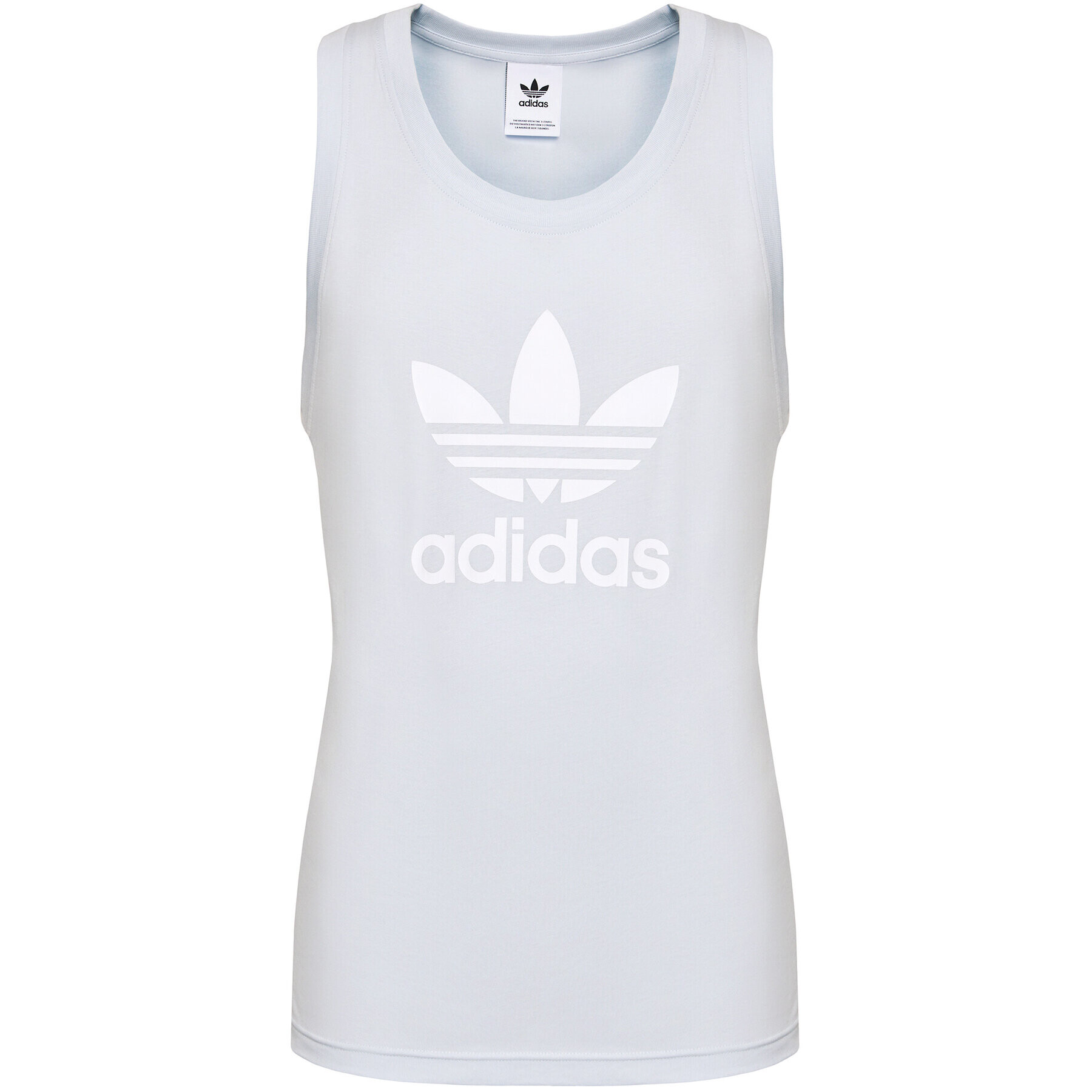 adidas Tank top Trefoil GN3488 Modrá Regular Fit - Pepit.sk