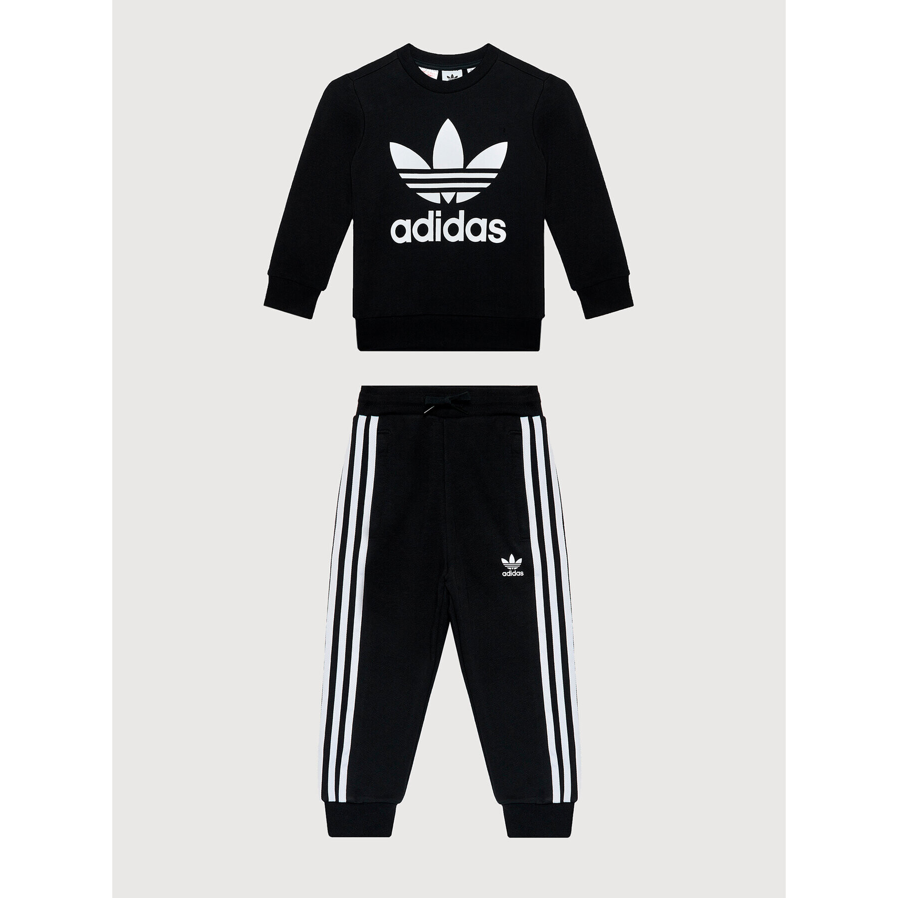 adidas Tepláková súprava adicolor Crew Set H25250 Čierna Regular Fit - Pepit.sk