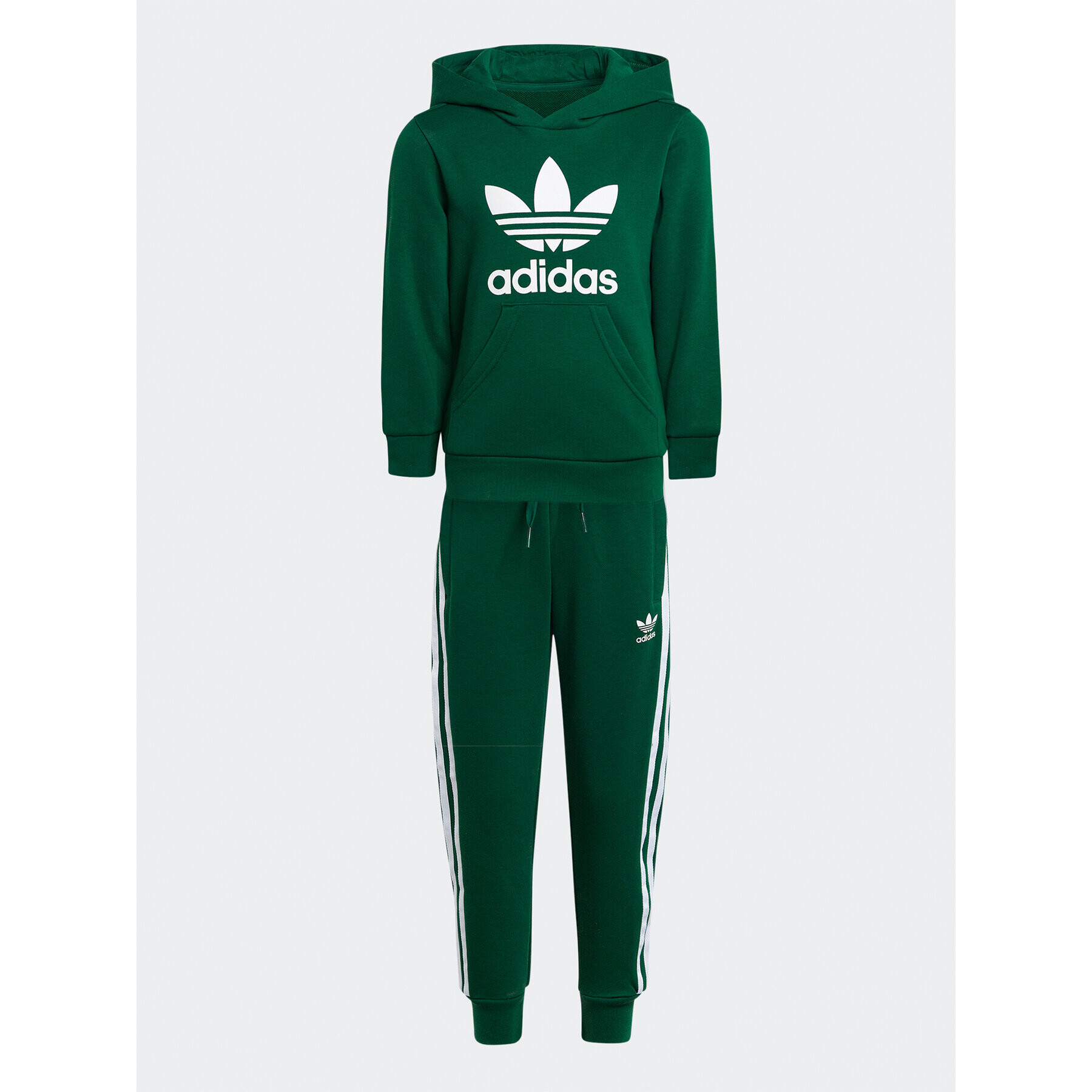 adidas Tepláková súprava Adicolor Hoodie Set IC9169 Zelená Regular Fit - Pepit.sk