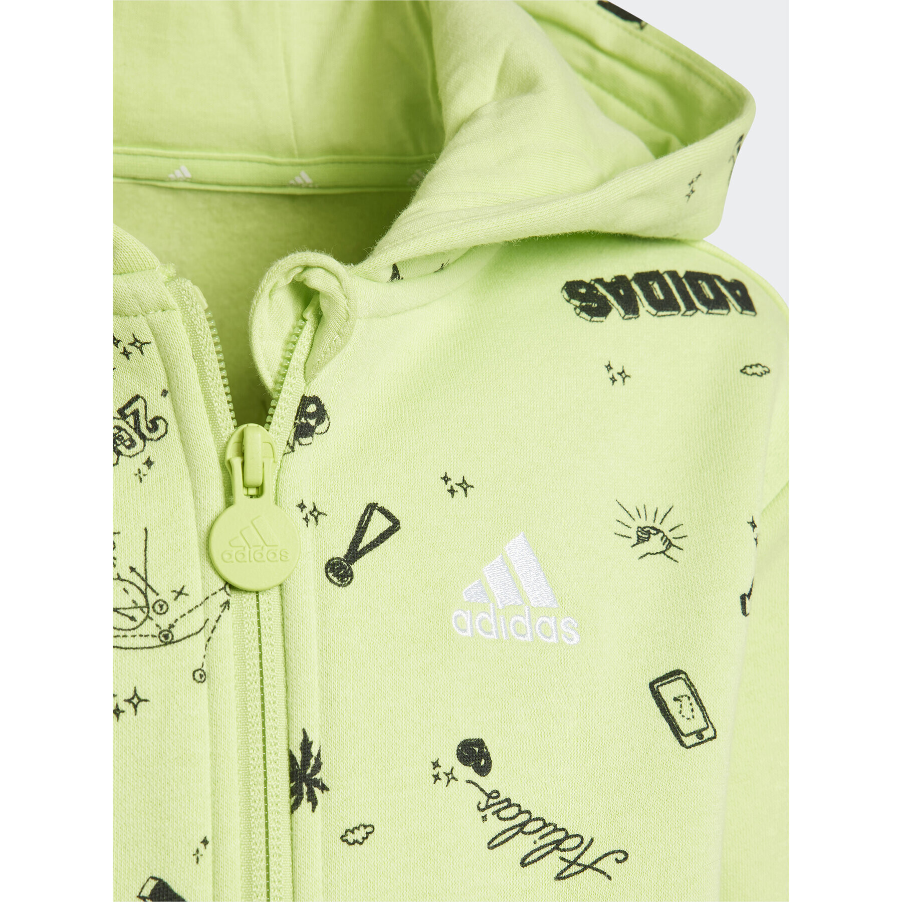 adidas Tepláková súprava Brand Love Kids IA1571 Zelená Regular Fit - Pepit.sk