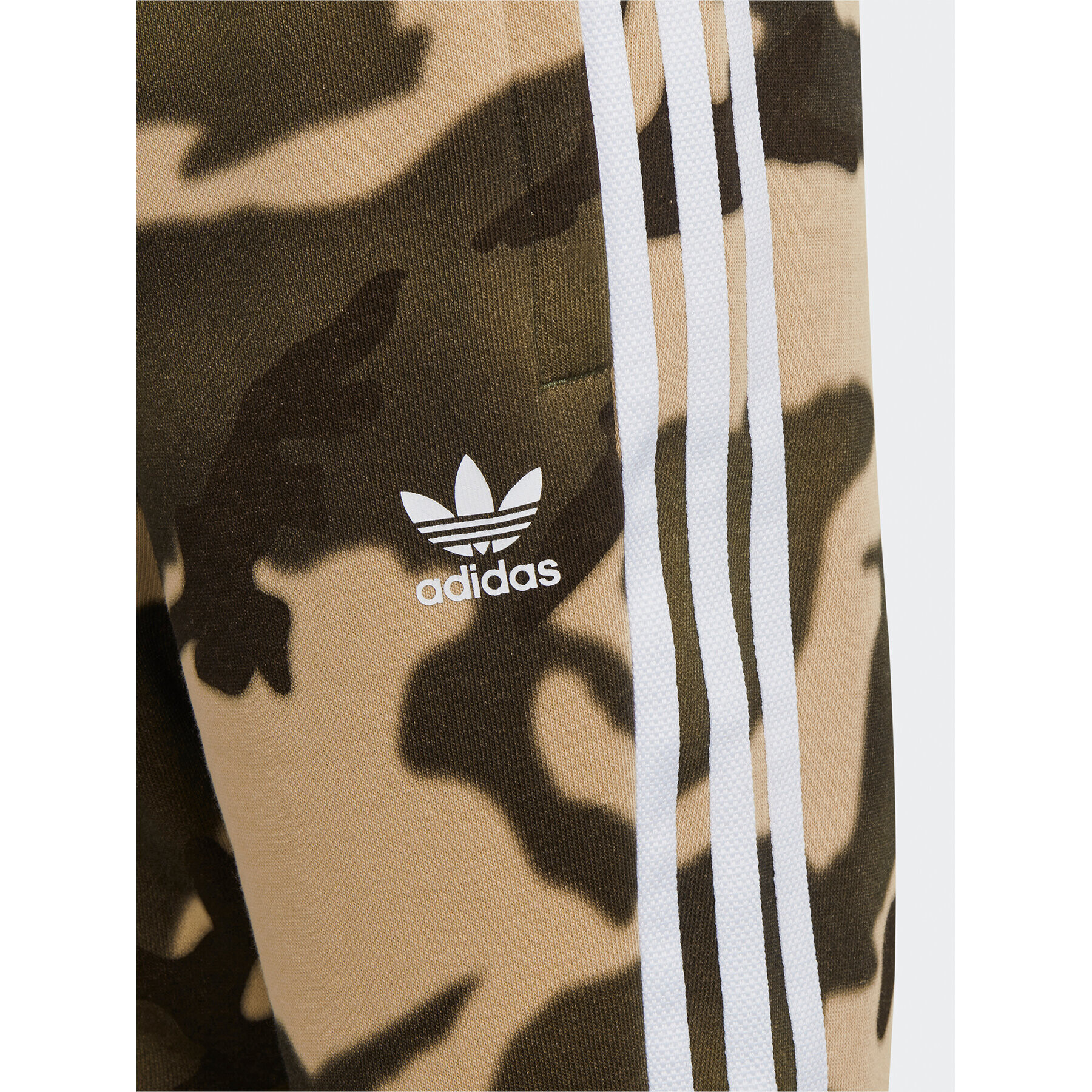 adidas Tepláková súprava Camo Hoodie Set IC2133 Zelená Regular Fit - Pepit.sk