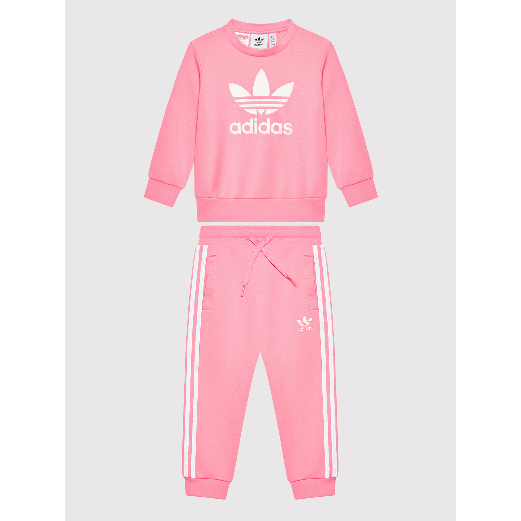 adidas Tepláková súprava Crew HK7496 Ružová Regular Fit - Pepit.sk