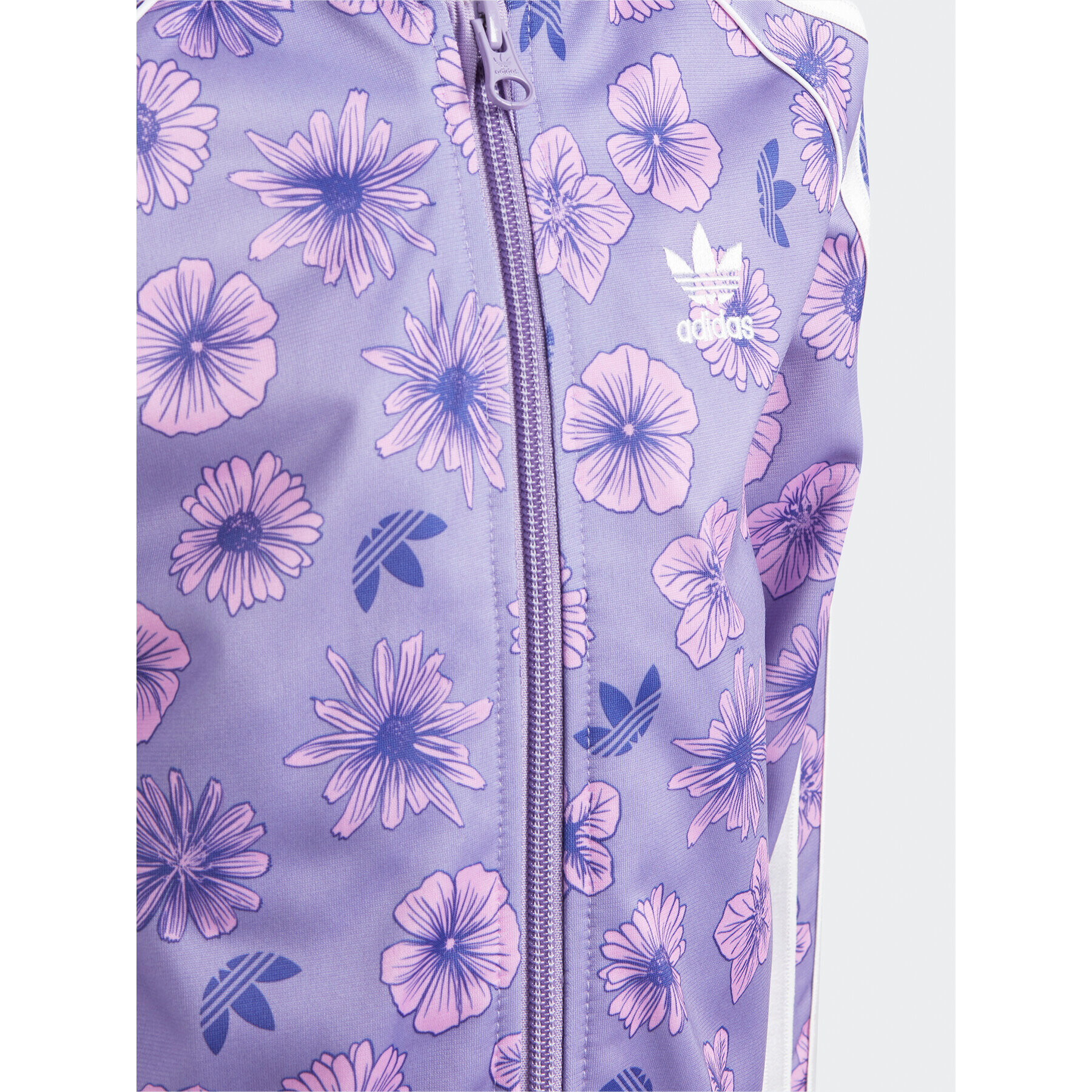 adidas Tepláková súprava Floral Tracksuit IC8794 Fialová Regular Fit - Pepit.sk