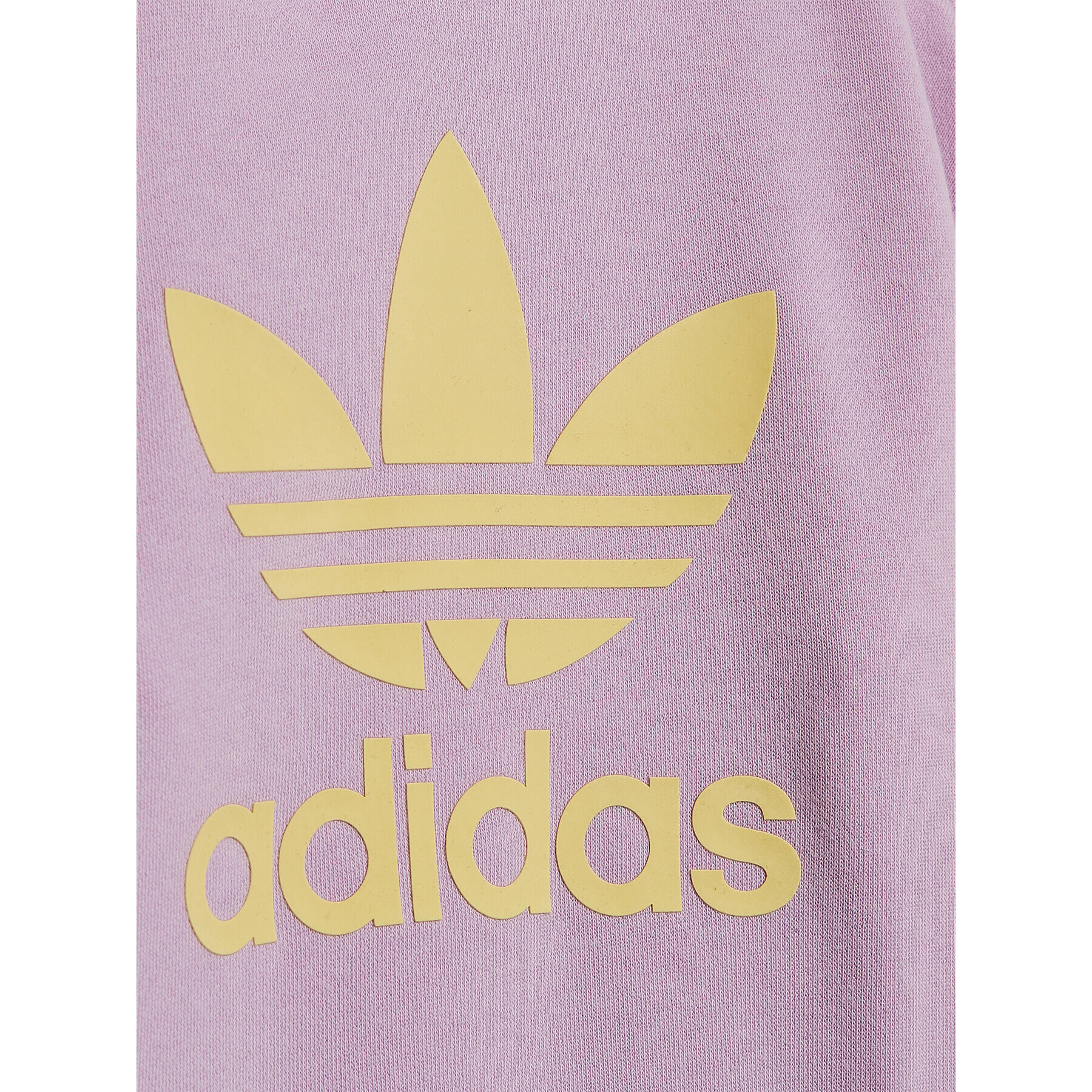 adidas Tepláková súprava Graphic Logo Crew Set HK2910 Fialová Slim Fit - Pepit.sk