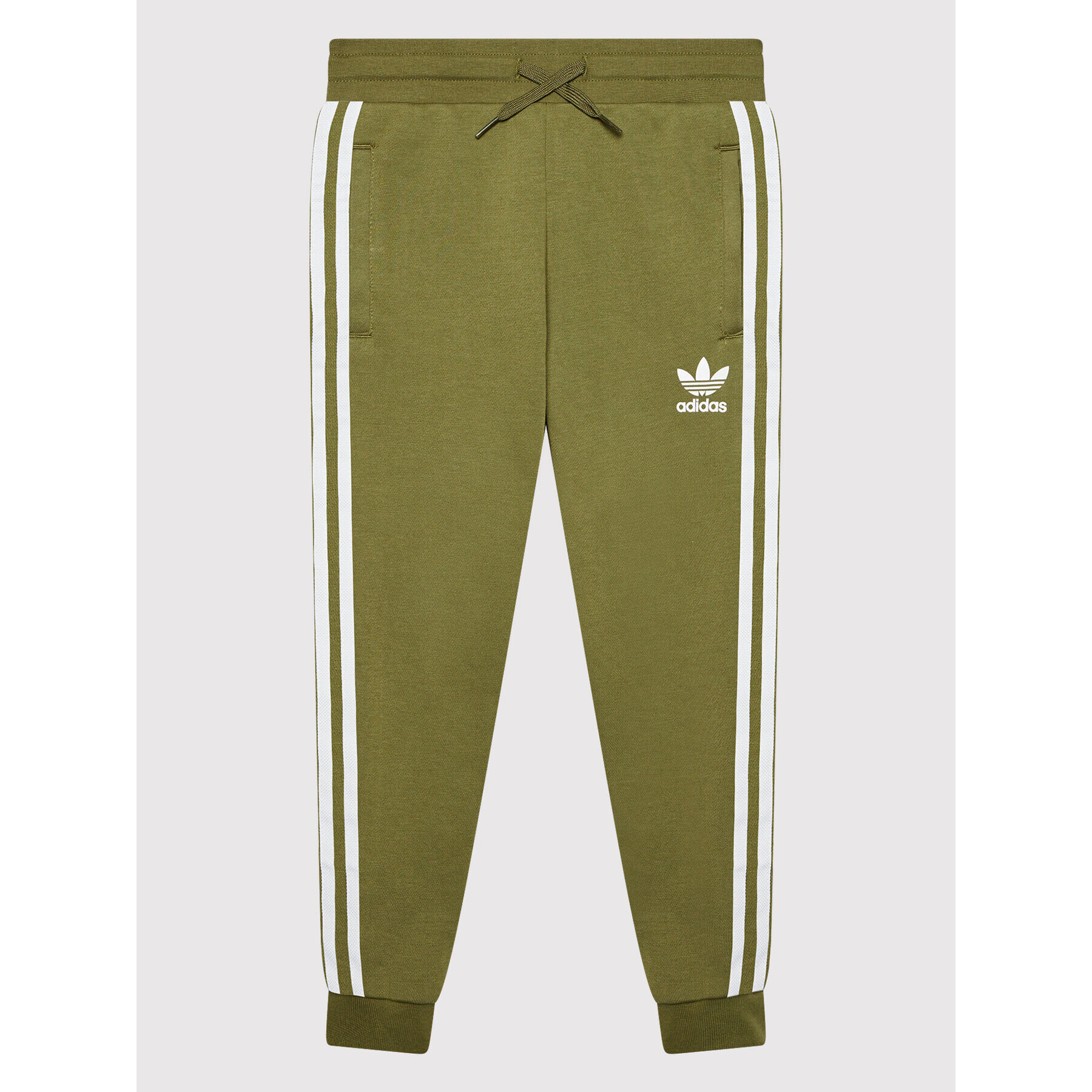 adidas Teplákové nohavice 3-Stripes HD2048 Zelená Regular Fit - Pepit.sk