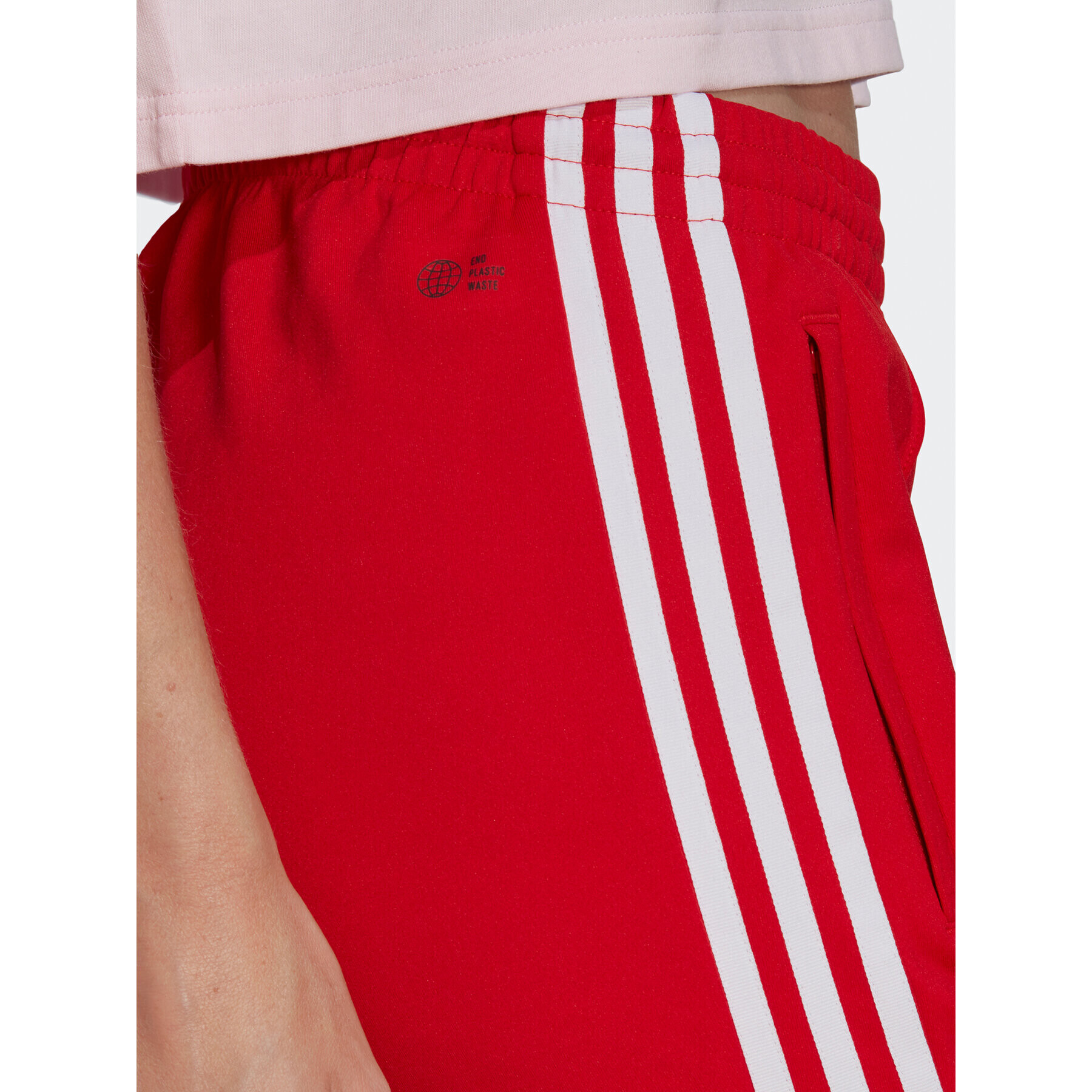 adidas Teplákové nohavice Adicolor SST Tracksuit Bottoms IB5917 Červená Slim Fit - Pepit.sk