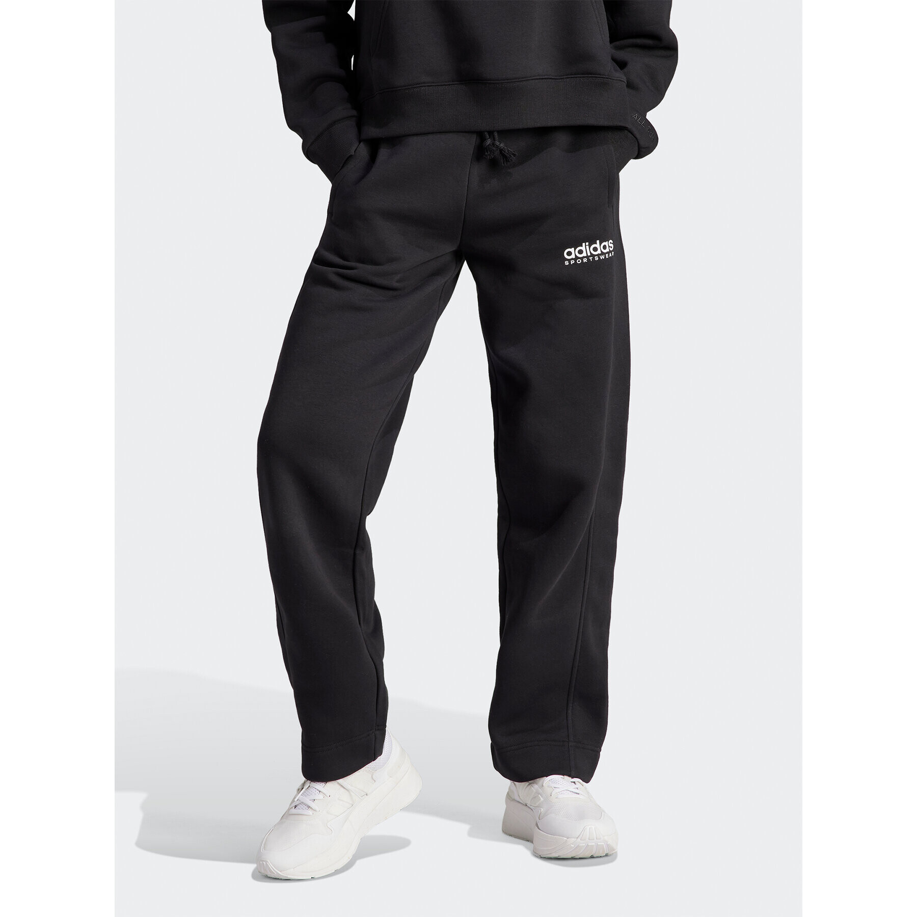 adidas Teplákové nohavice All SZN Fleece Graphic HZ5802 Čierna Loose Fit - Pepit.sk