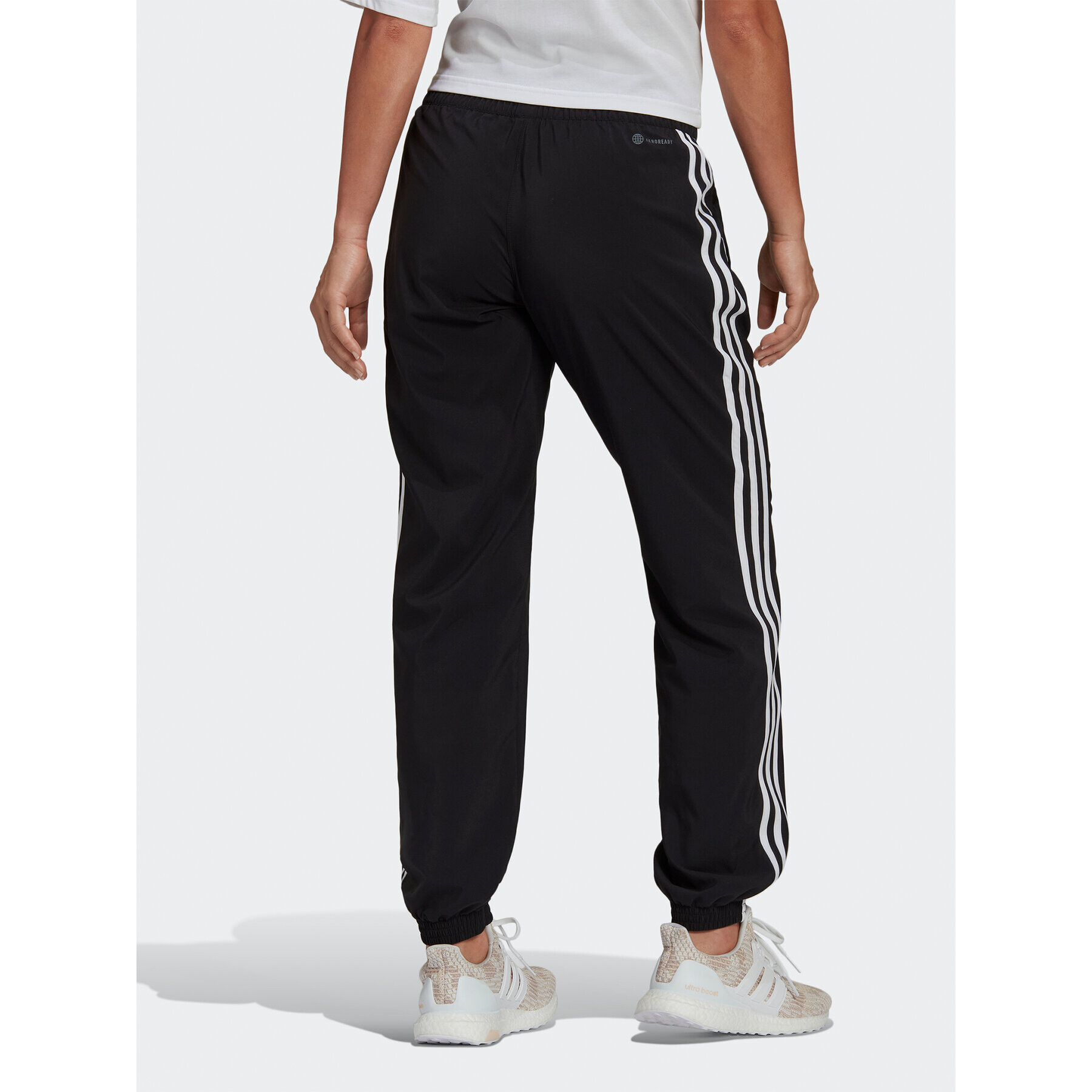 adidas Teplákové nohavice TRAINICONS 3-Stripes Woven Joggers H59081 Čierna Regular Fit - Pepit.sk