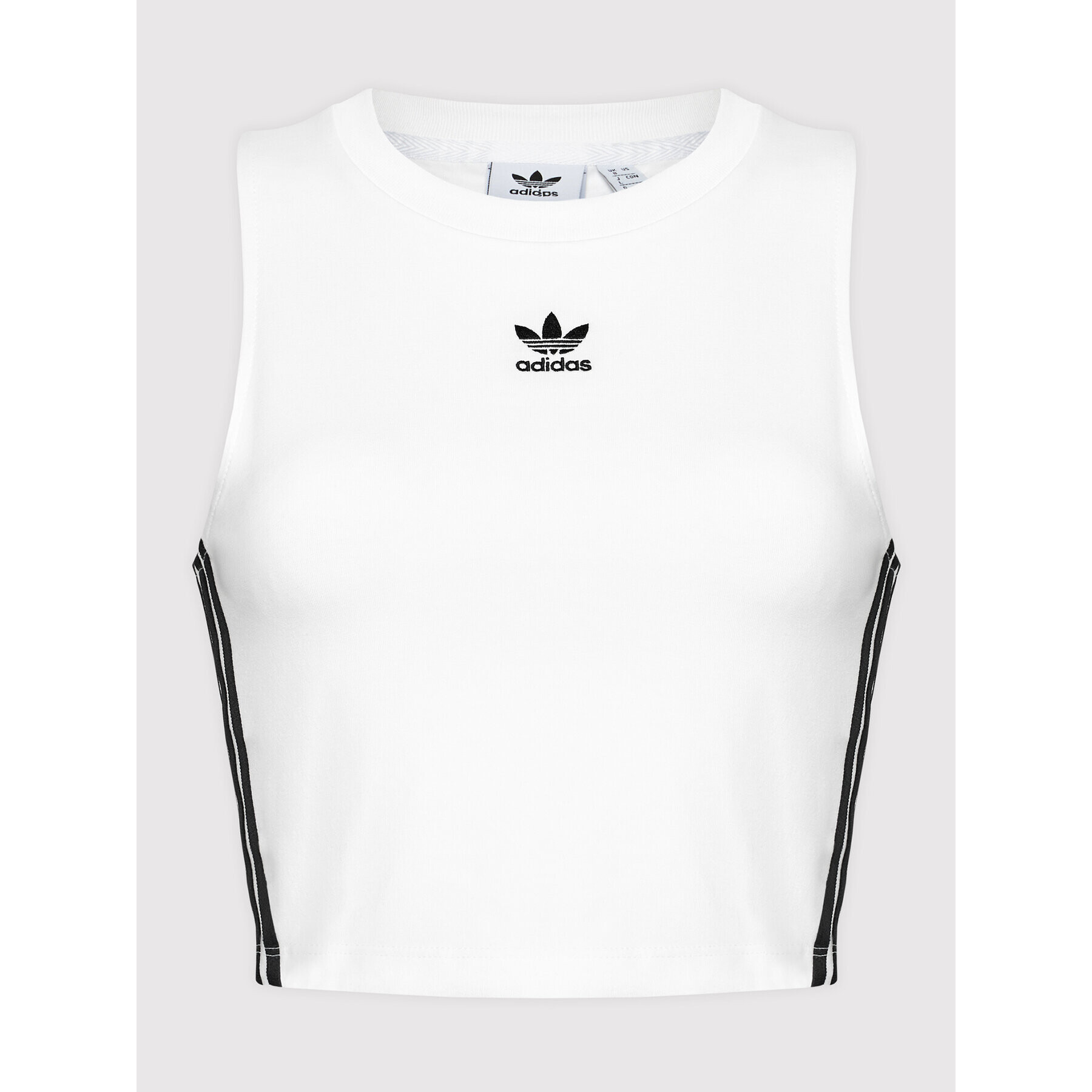 adidas Top adicolor Classics Cropped H38734 Biela Slim Fit - Pepit.sk