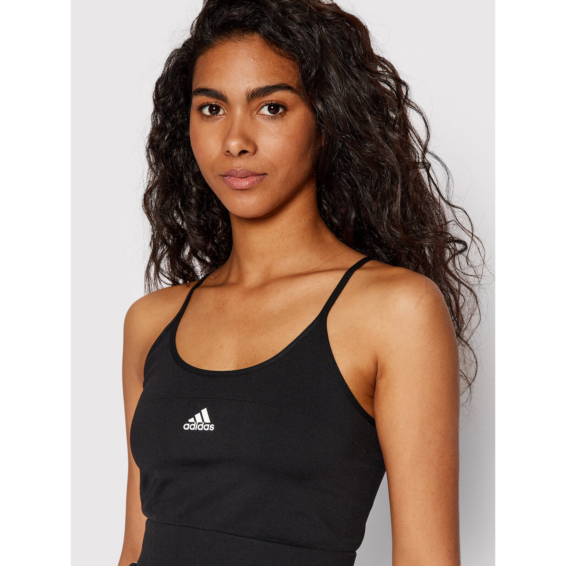 adidas Top Aeroknit Seamless HA1197 Čierna Slim Fit - Pepit.sk