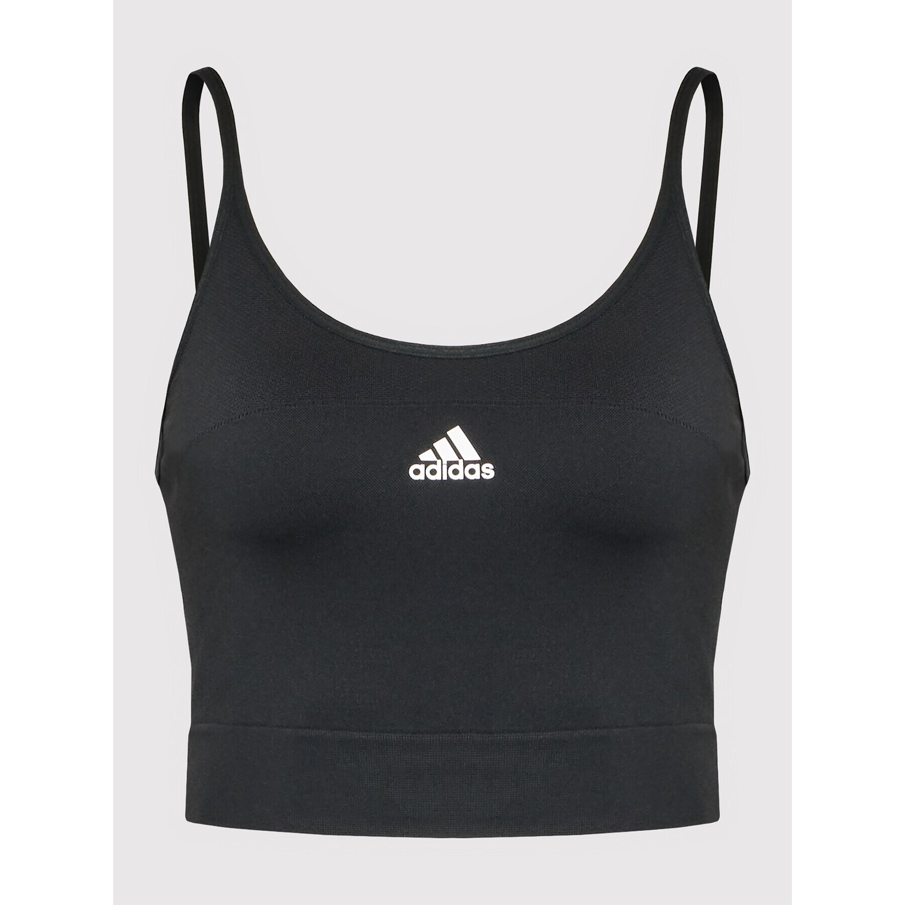 adidas Top Aeroknit Seamless HA1197 Čierna Slim Fit - Pepit.sk