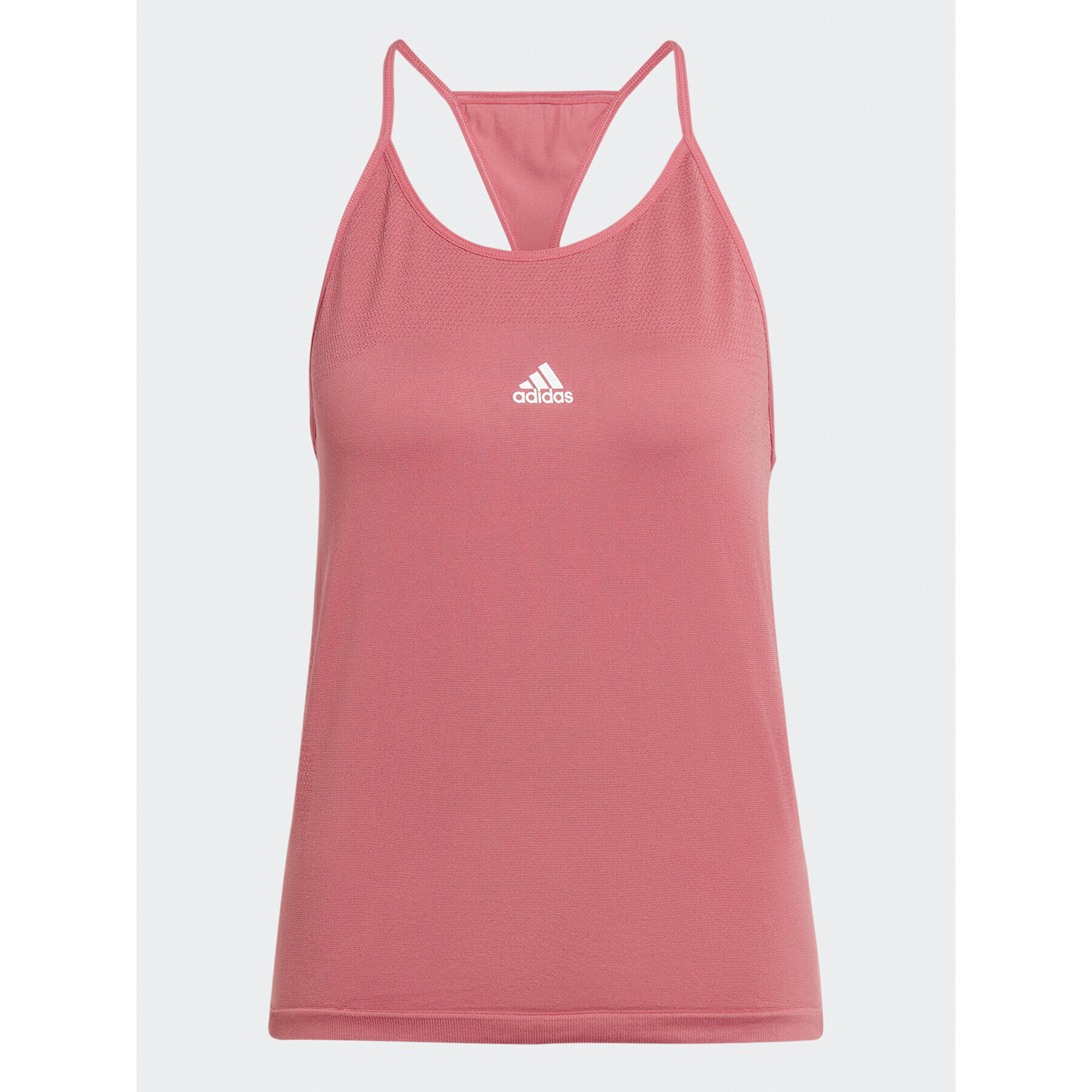 adidas Top AEROKNIT Seamless Loose Tank Top HR7755 Ružová Regular Fit - Pepit.sk