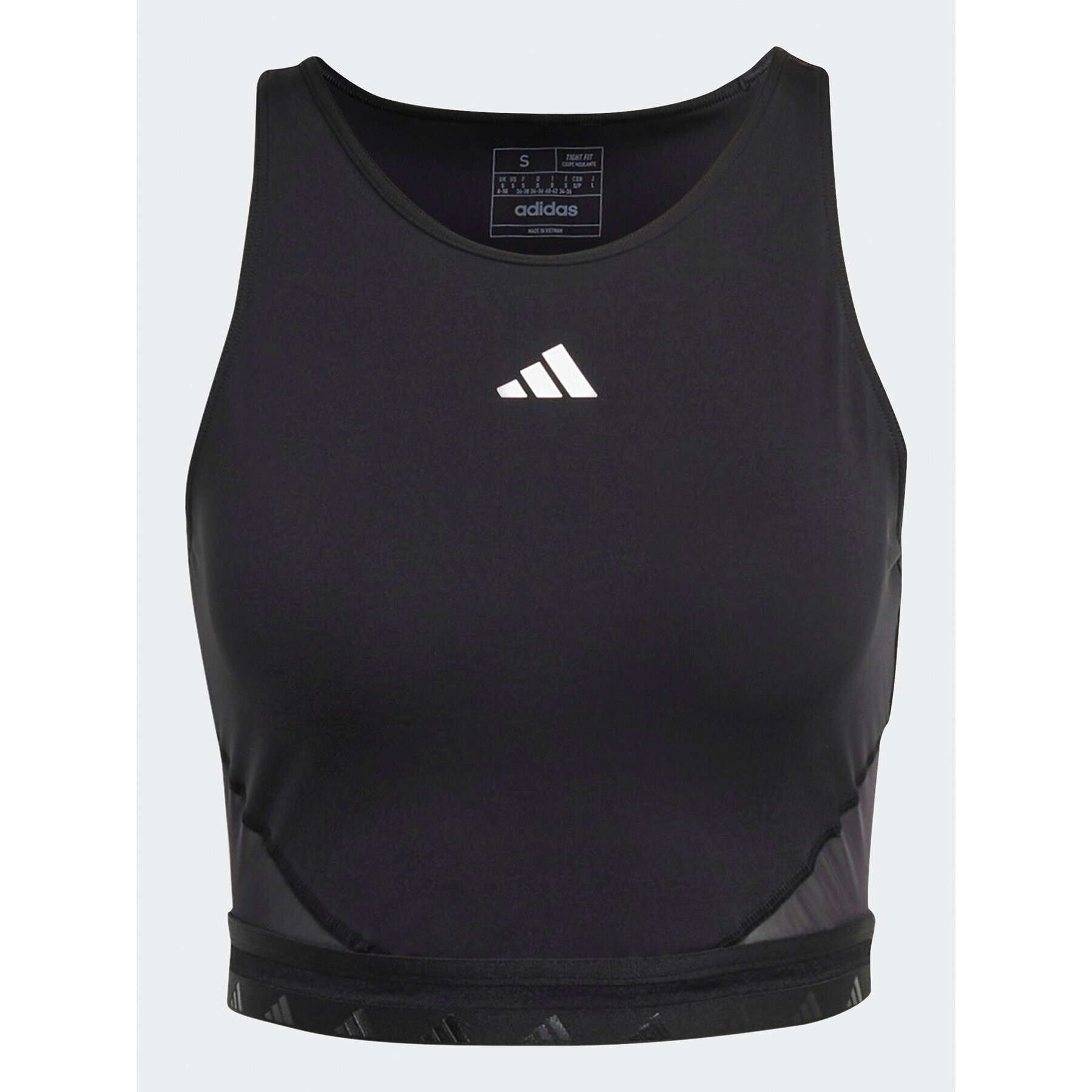 adidas Top AEROREADY Hyperglam Crop Tank Top IB2310 Čierna - Pepit.sk