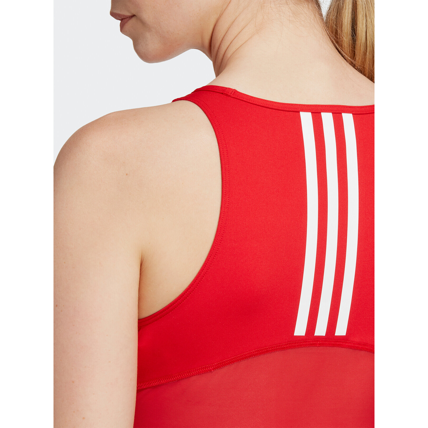 adidas Top AEROREADY Hyperglam Crop Tank Top IB4083 Červená - Pepit.sk