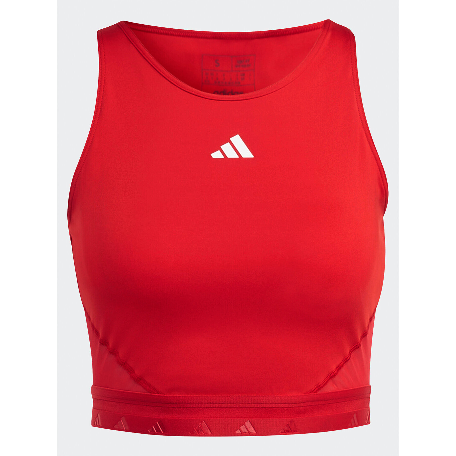 adidas Top AEROREADY Hyperglam Crop Tank Top IB4083 Červená - Pepit.sk