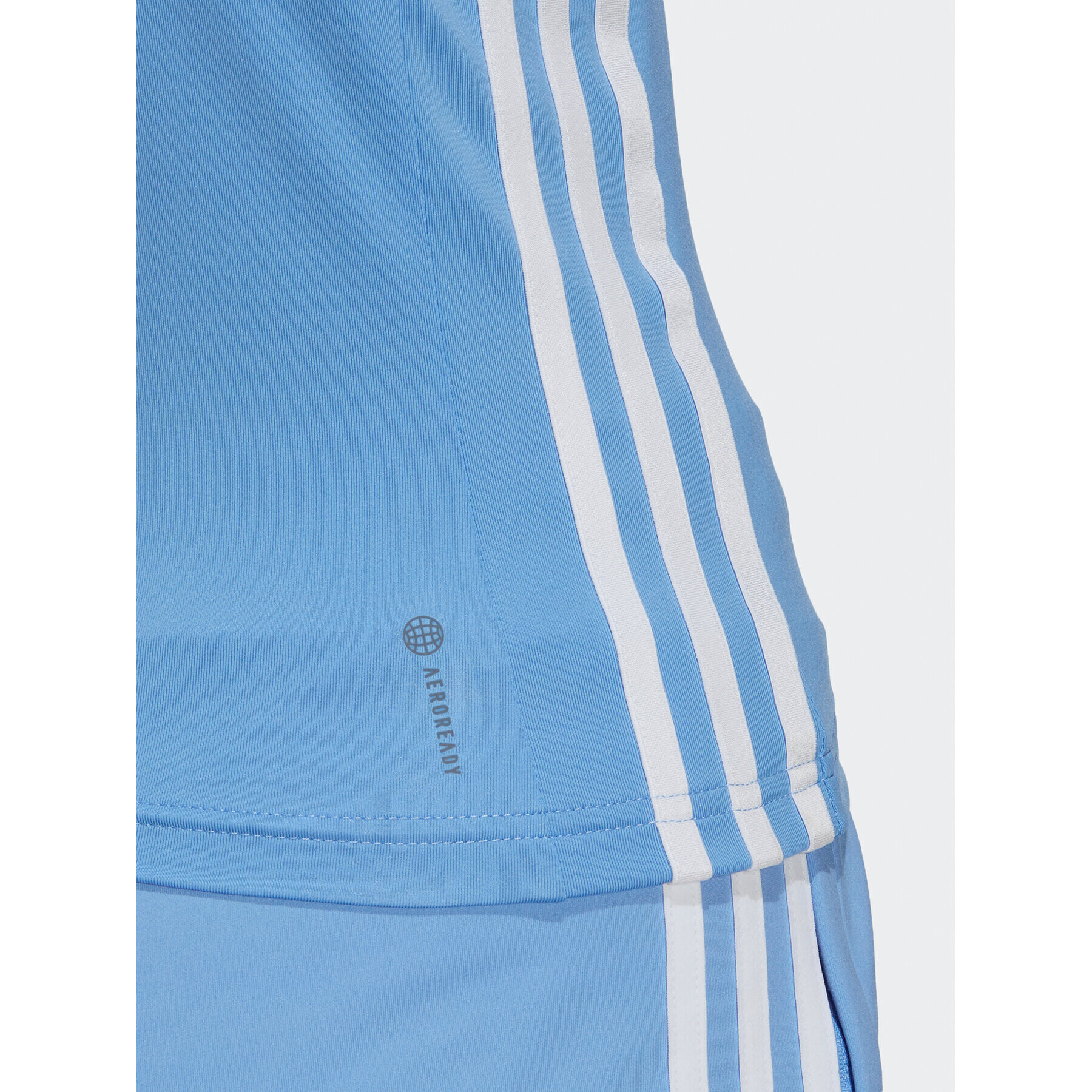 adidas Top AEROREADY Train Essentials Regular 3-Stripes Tank Top HR7818 Modrá Slim Fit - Pepit.sk