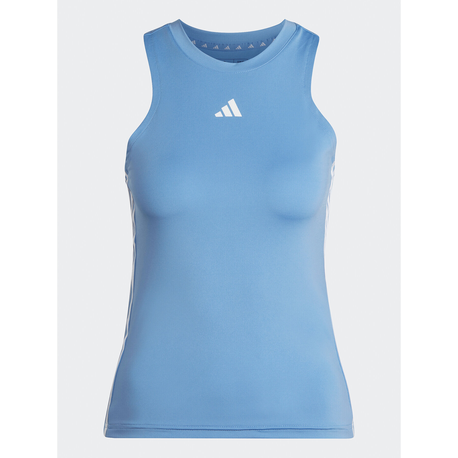 adidas Top AEROREADY Train Essentials Regular 3-Stripes Tank Top HR7818 Modrá Slim Fit - Pepit.sk