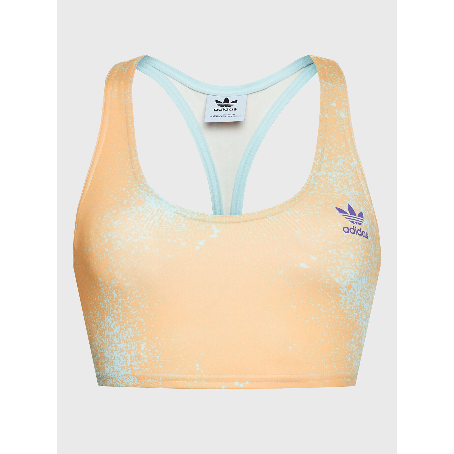 adidas Top Allover Print HL6596 Oranžová Slim Fit - Pepit.sk