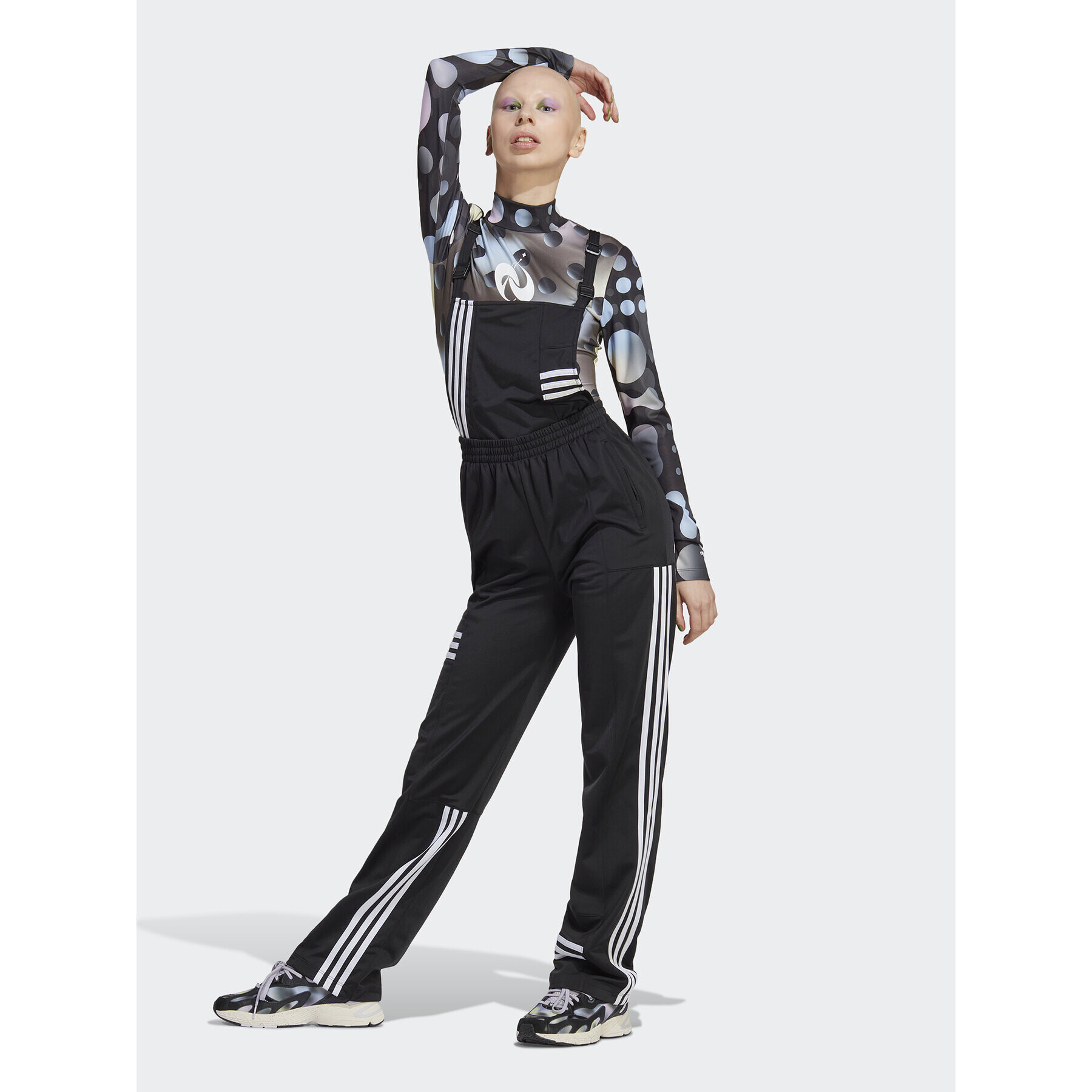 adidas Top Dungarees IC2373 Čierna - Pepit.sk