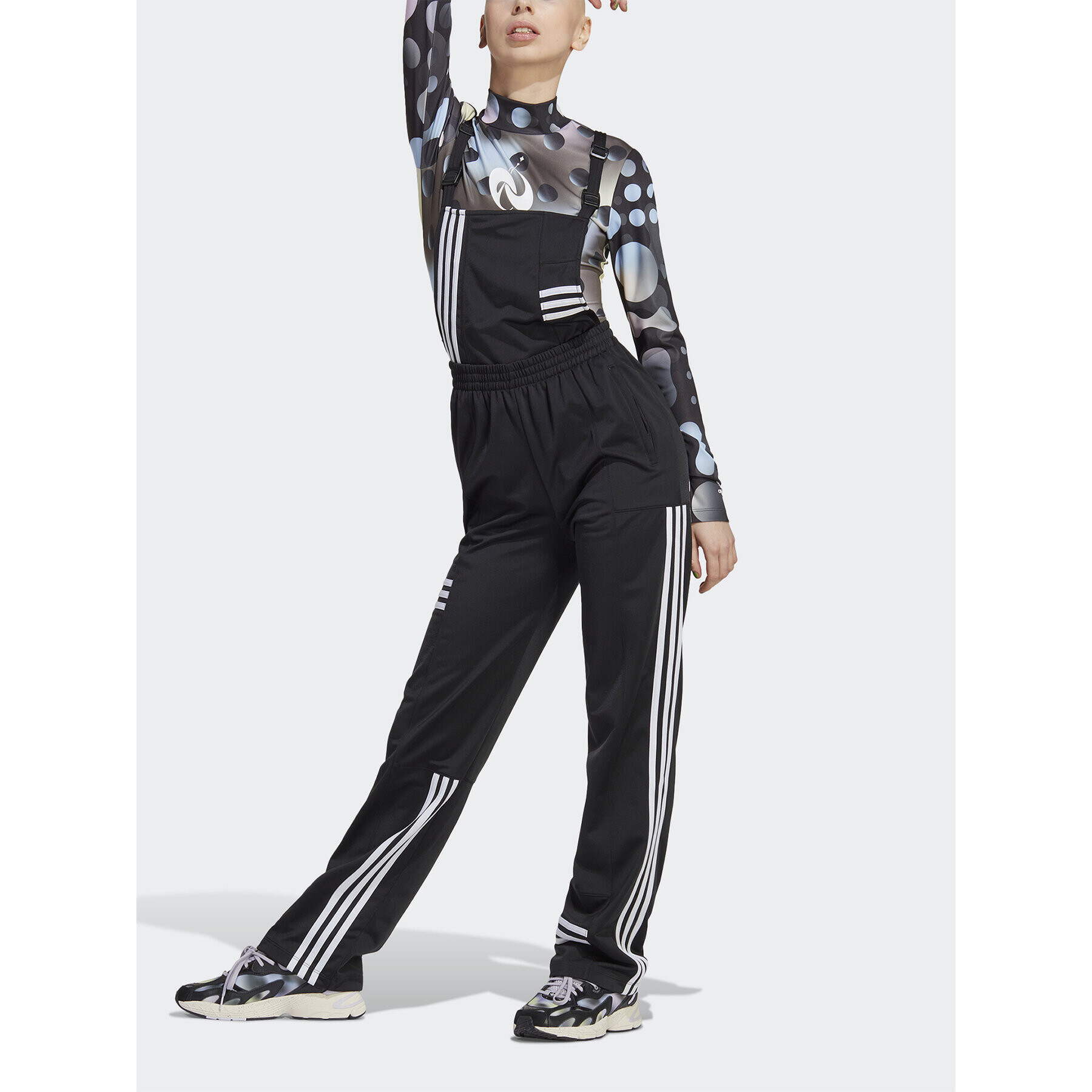 adidas Top Dungarees IC2373 Čierna - Pepit.sk