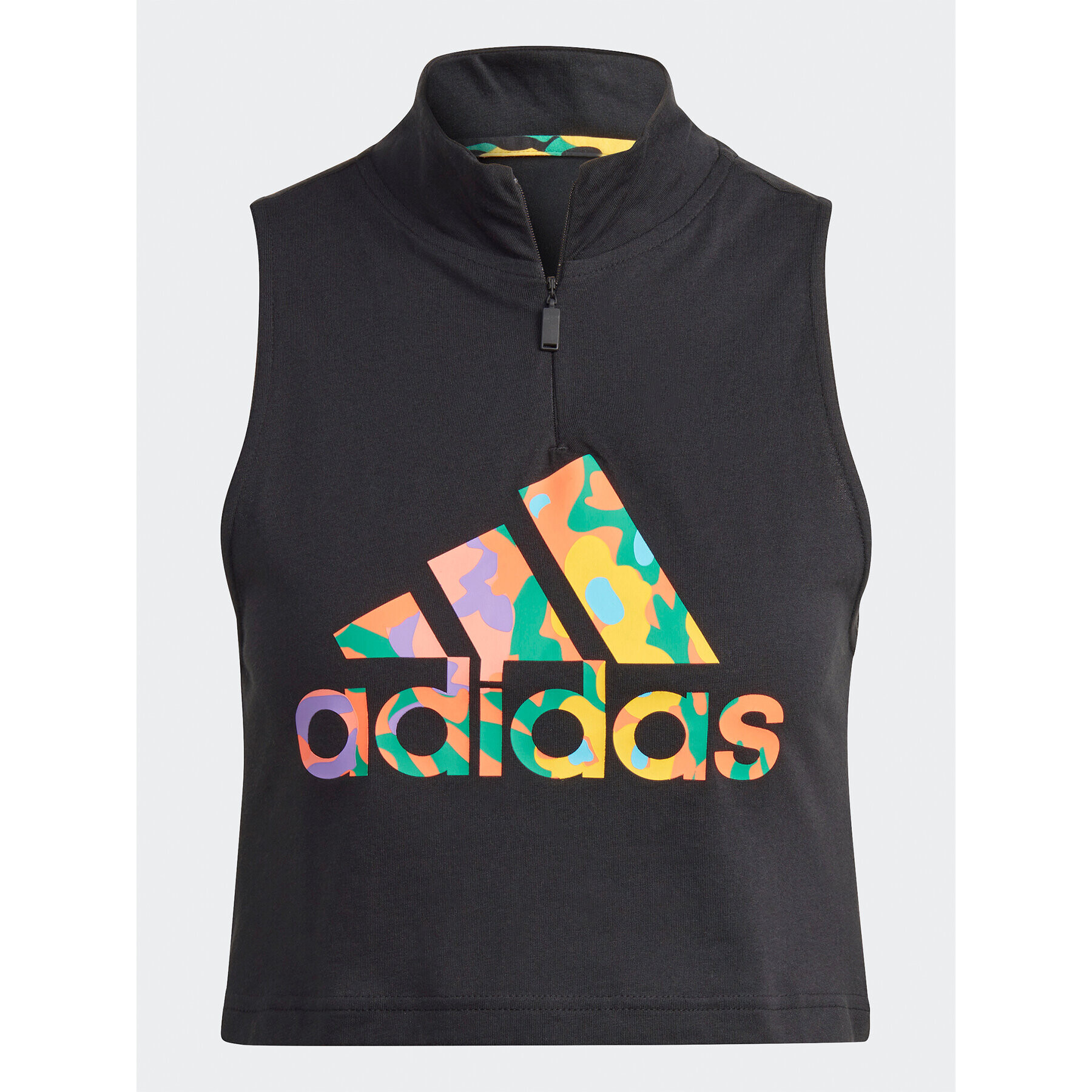 adidas Top Graphic Tank Top HT4706 Čierna Regular Fit - Pepit.sk