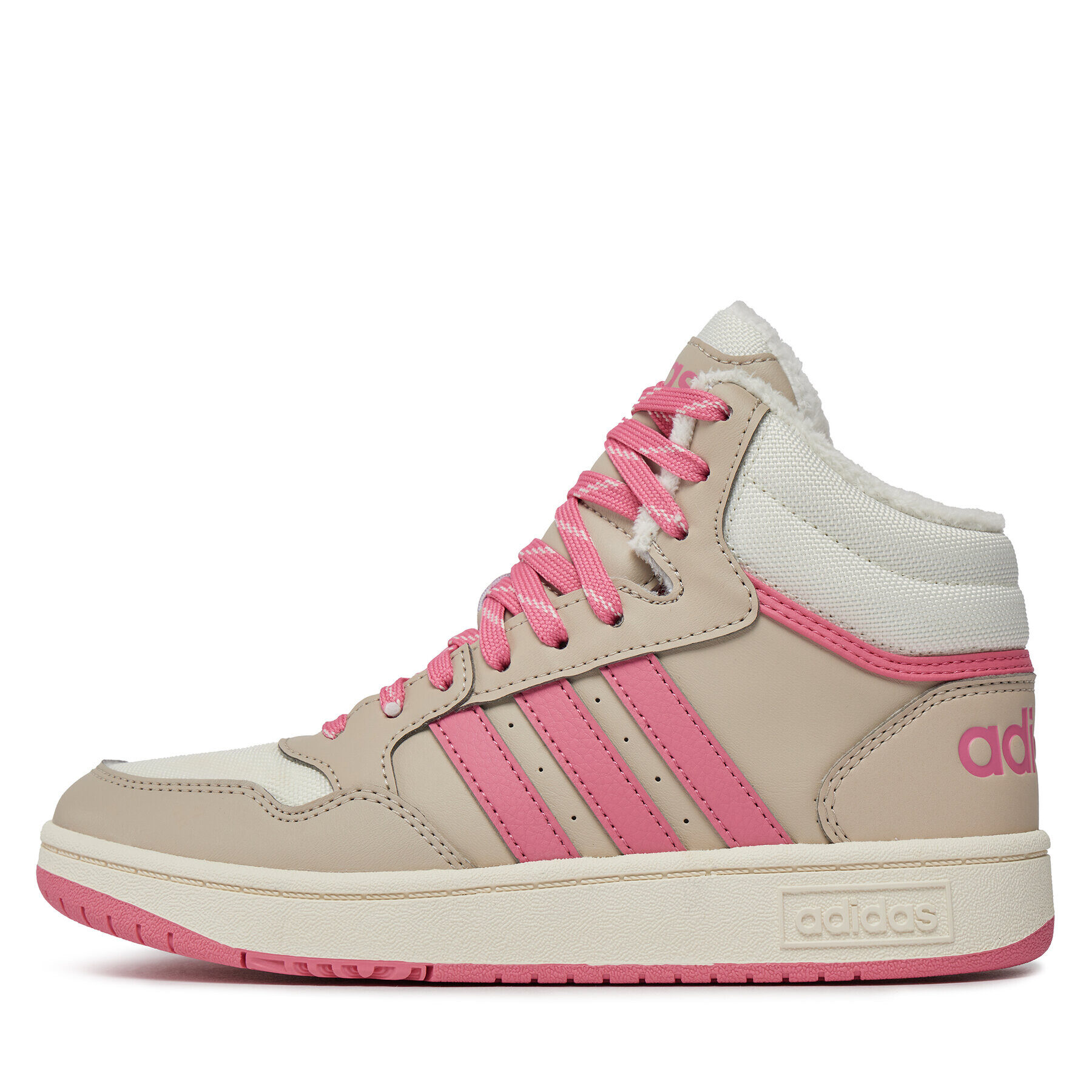 adidas Topánky Hoops Mid 3.0 Shoes Kids IF7739 Béžová - Pepit.sk