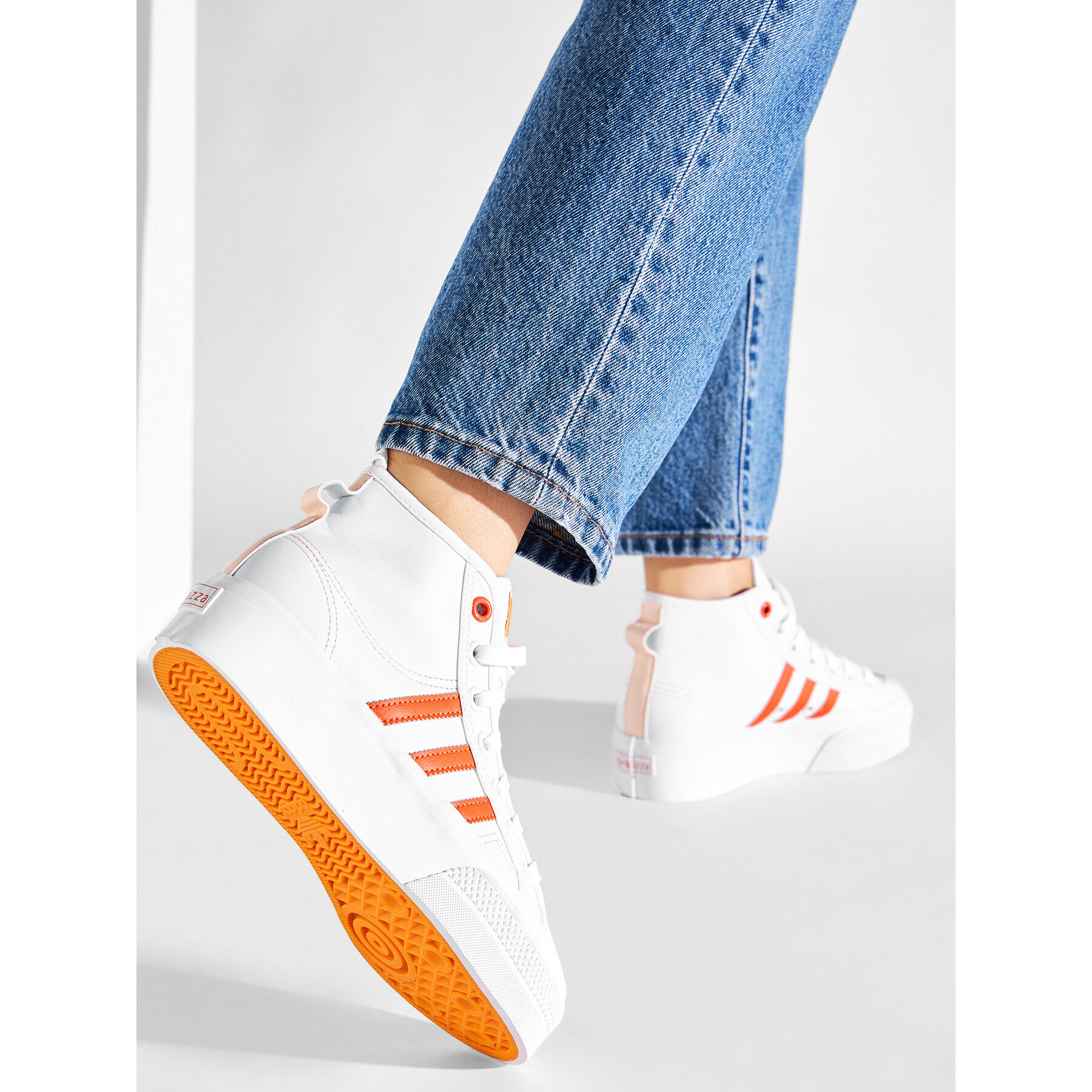 adidas Topánky Nizza Platform Mid Her Veg GY1897 Biela - Pepit.sk