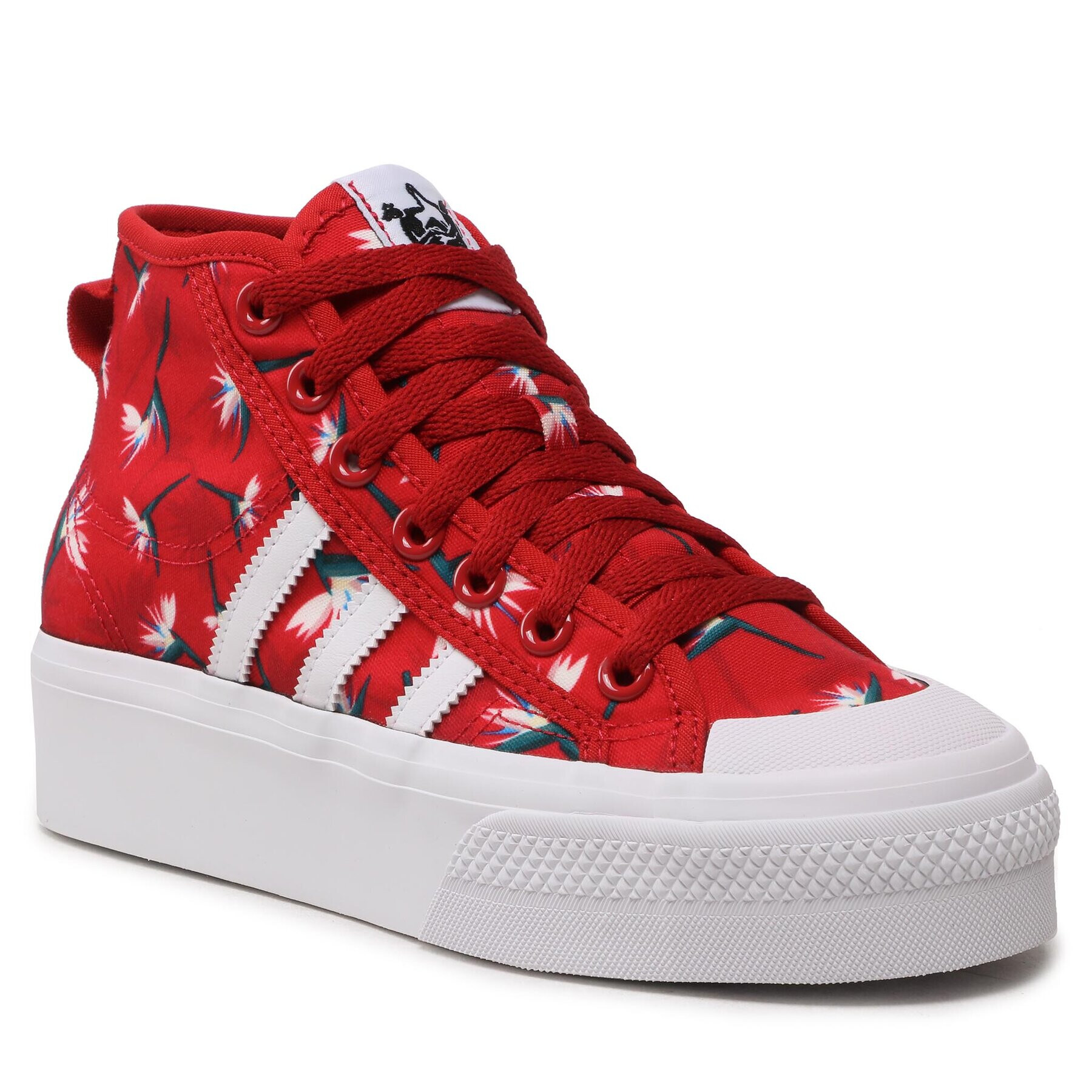 adidas Topánky Nizza Platform Mid Tm W GY9561 Červená - Pepit.sk