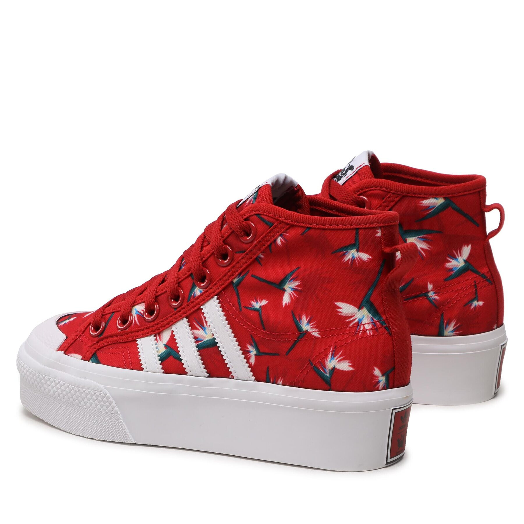 adidas Topánky Nizza Platform Mid Tm W GY9561 Červená - Pepit.sk