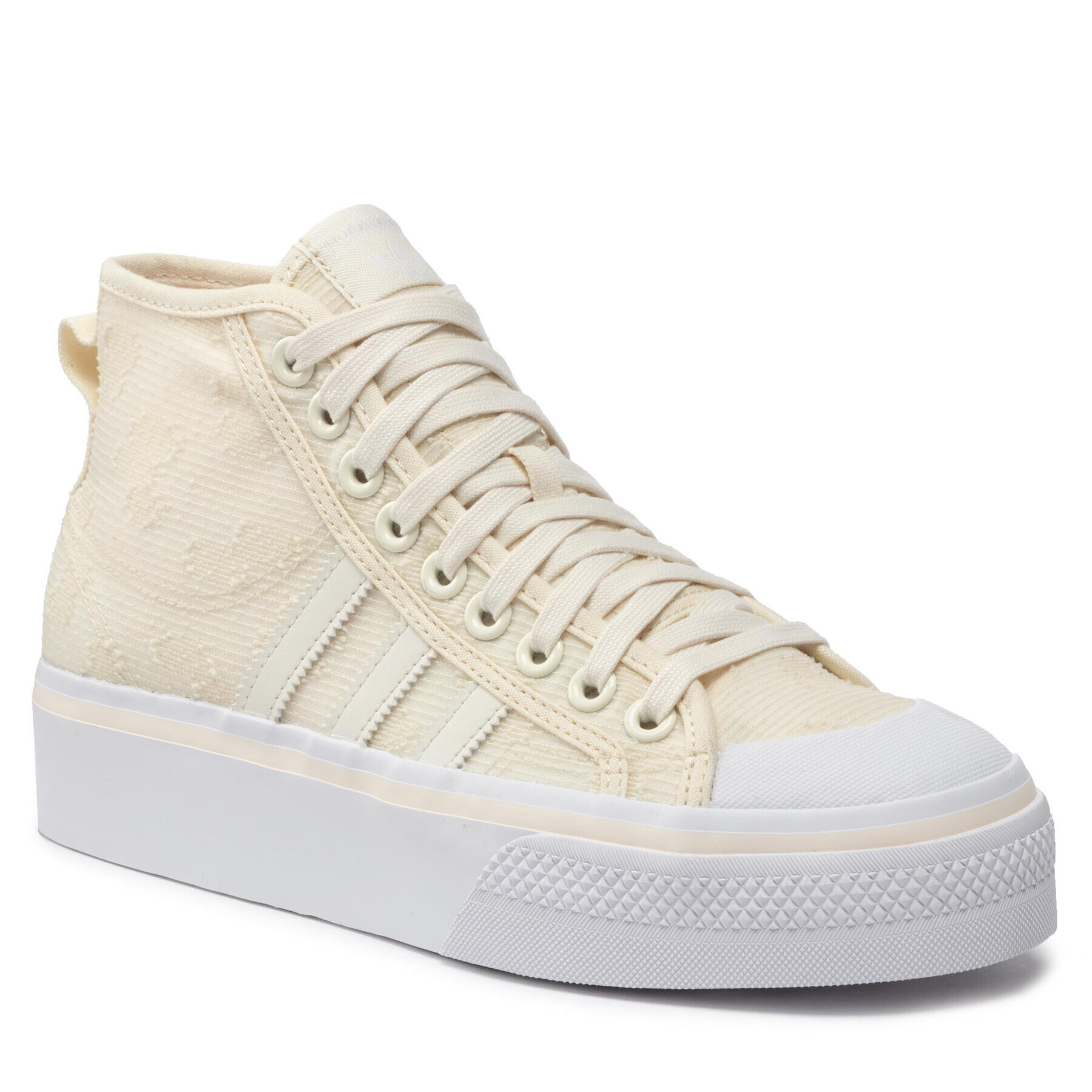 adidas Topánky Nizza Platform Mid W GX8356 Béžová - Pepit.sk