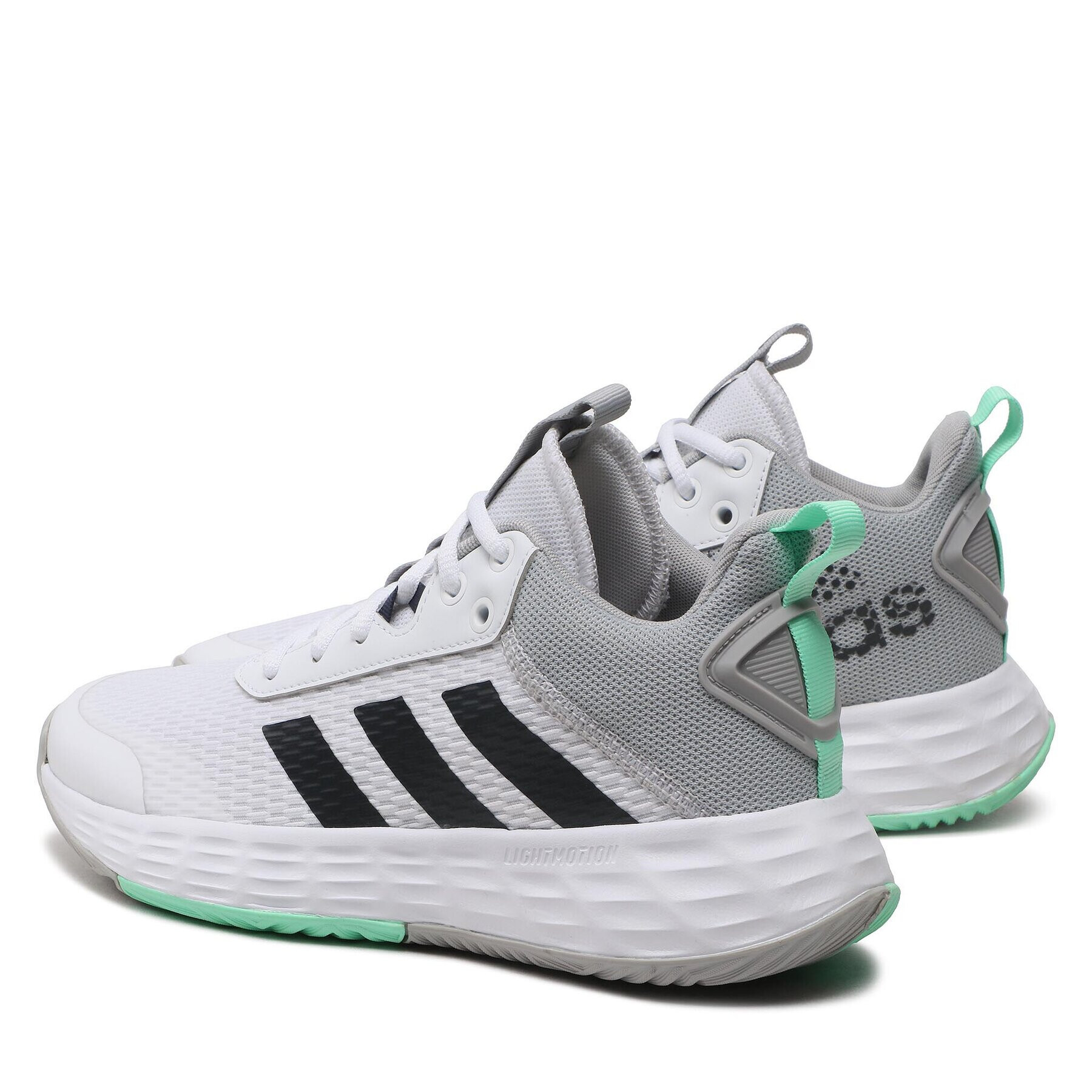 adidas Topánky OwnTheGame 2.0 Lightmotion Sport Basketball Mid Shoes HP7888 Biela - Pepit.sk