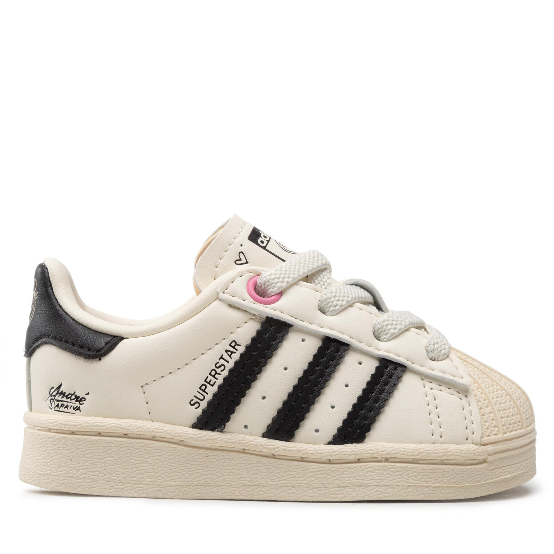 adidas Topánky Superstar El I GZ1755 Biela - Pepit.sk