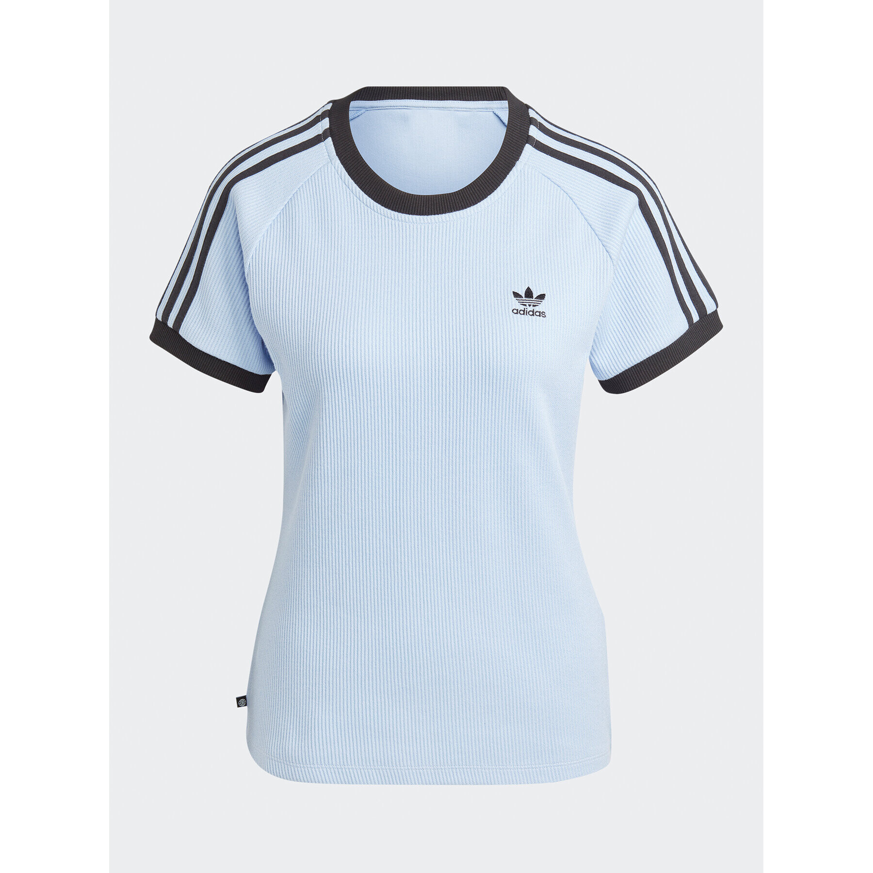 adidas Tričko 3-Stripes Slim T-Shirt IC5462 Modrá - Pepit.sk