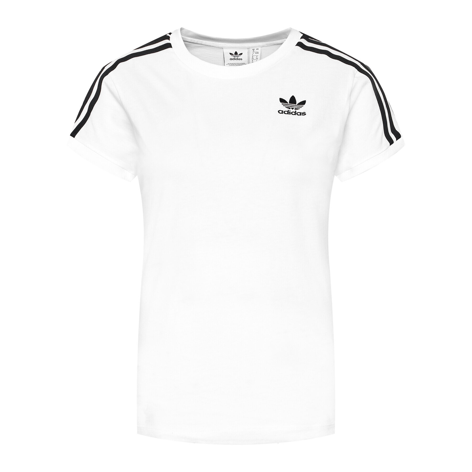 adidas Tričko adicolor Classics 3-Stripes GN2913 Biela Regular Fit - Pepit.sk