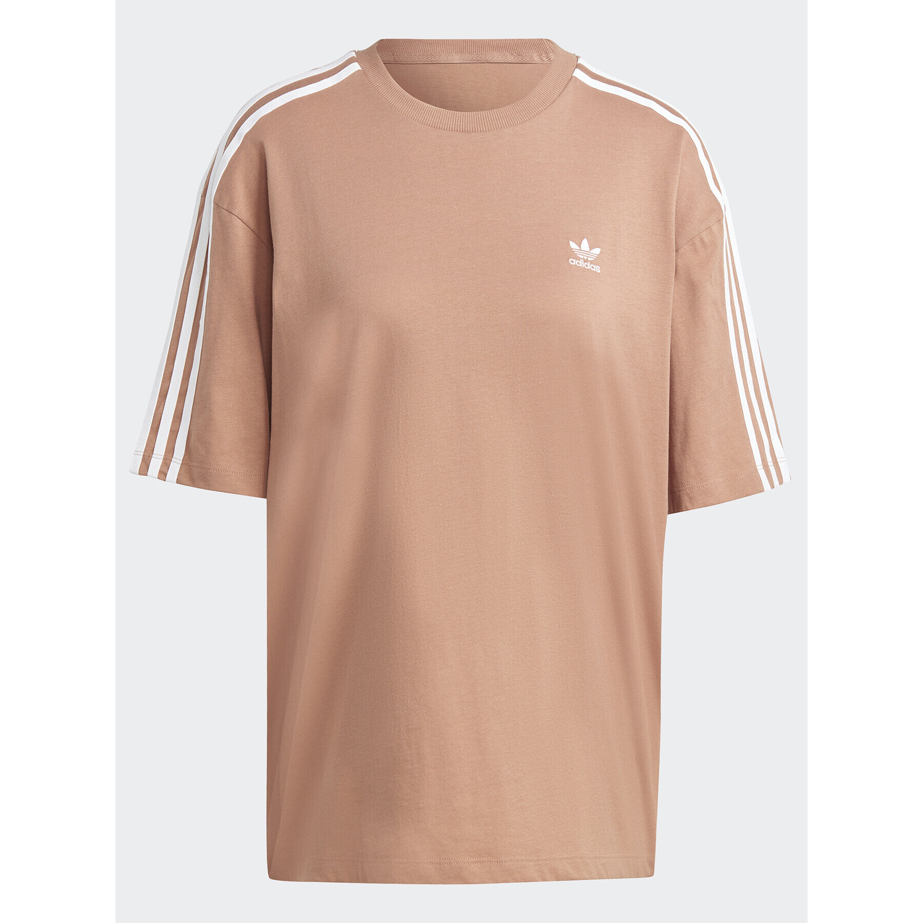 adidas Tričko Adicolor Classics Oversized T-Shirt IB7450 Hnedá Relaxed Fit - Pepit.sk