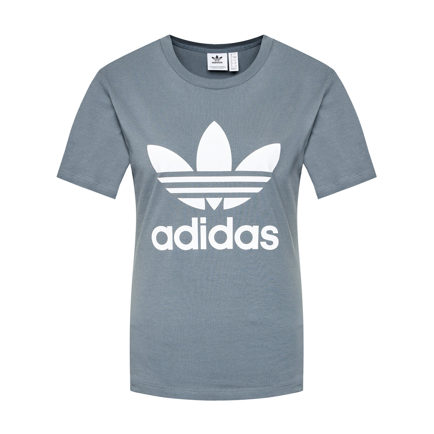 adidas Tričko adicolor Classics Trefoil GN2903 Sivá Regular Fit - Pepit.sk