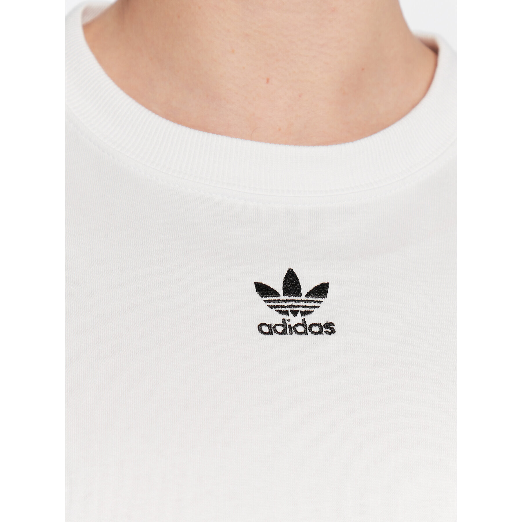 adidas Tričko Adicolor Essentials T-Shirt IA6461 Biela Loose Fit - Pepit.sk