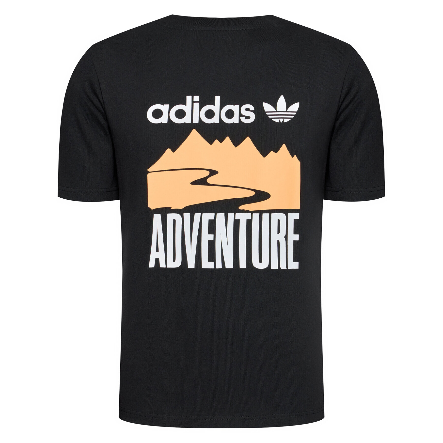 adidas Tričko Adventure Mountain Back Print GN2367 Čierna Regular Fit - Pepit.sk