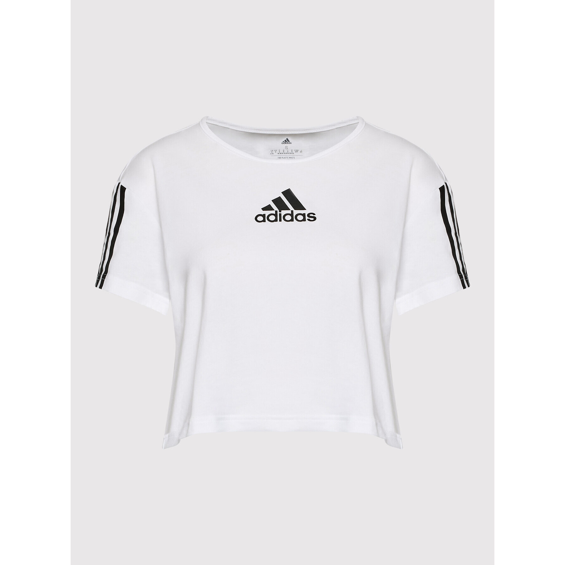 adidas Tričko Aeroredy Made For Training HD9352 Biela Loose Fit - Pepit.sk